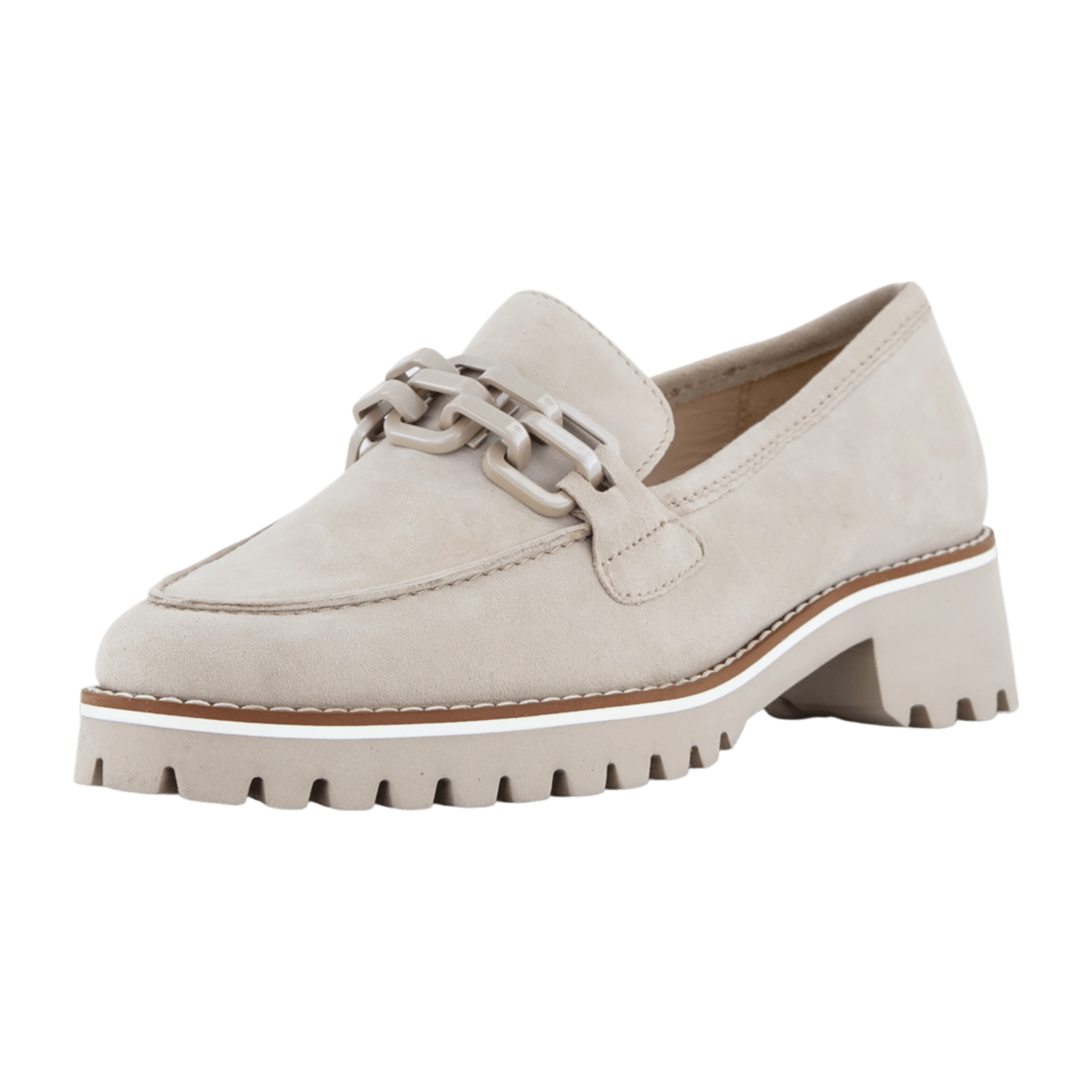 ARA Kent Slipper Sand for Women - Suede Moccasin in Beige