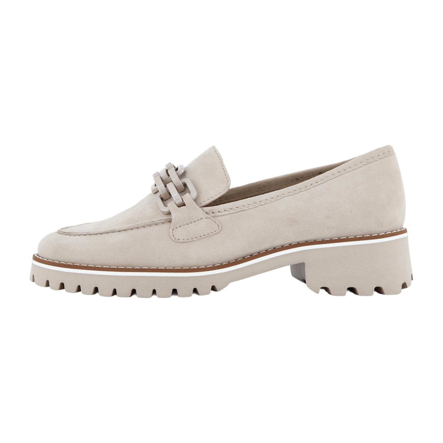 ARA Kent Slipper Sand for Women - Suede Moccasin in Beige