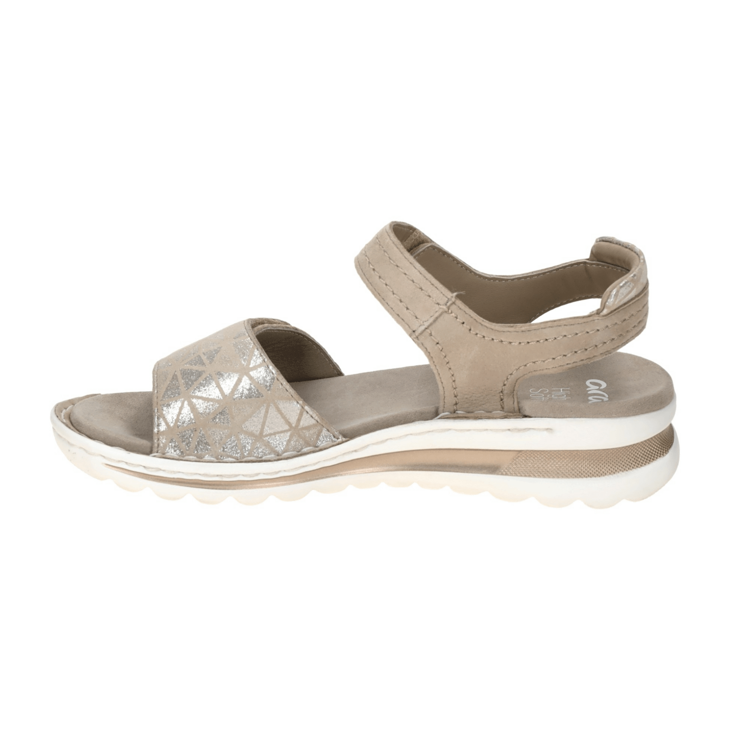 ARA TAMPA-S 2.0 Women's Suede Chelsea Boots Beige Classic Pull-On Square Toe