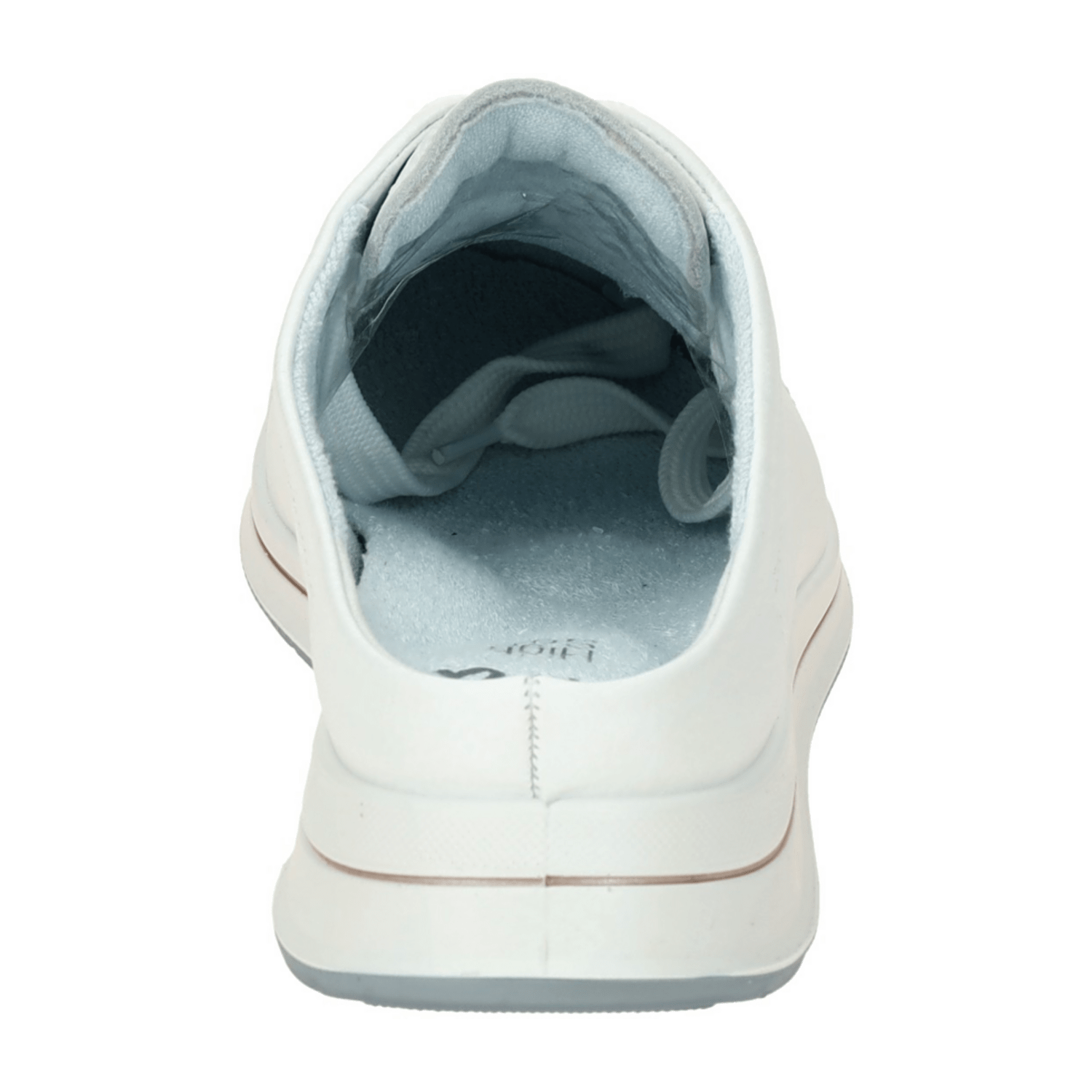 ARA OSAKA Women's White Smooth Leather Slip-On Mule Sandals