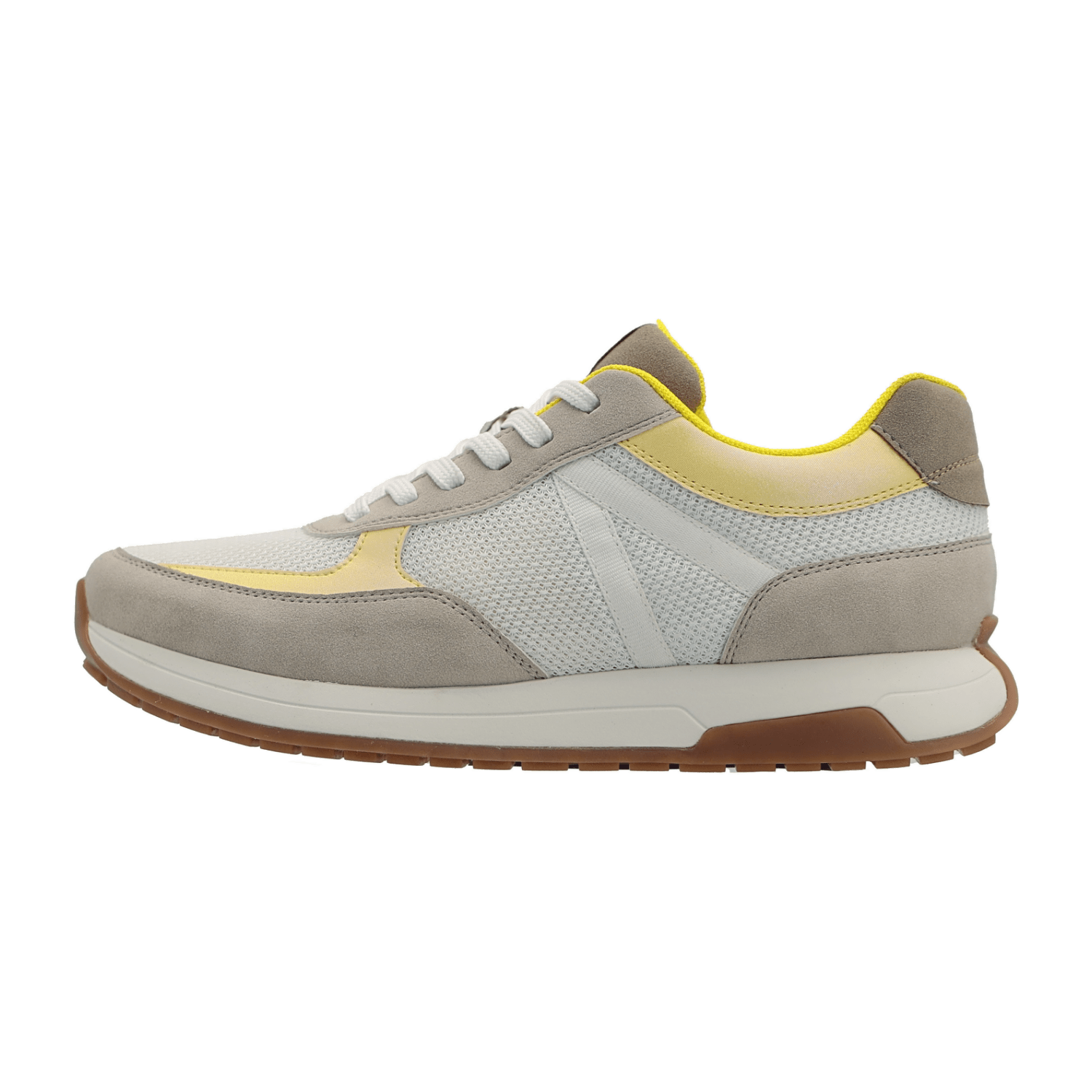 ARA MALIBU Women's Textile Sneakers with Lace-Up Closure in Beige - Bartel-Shop