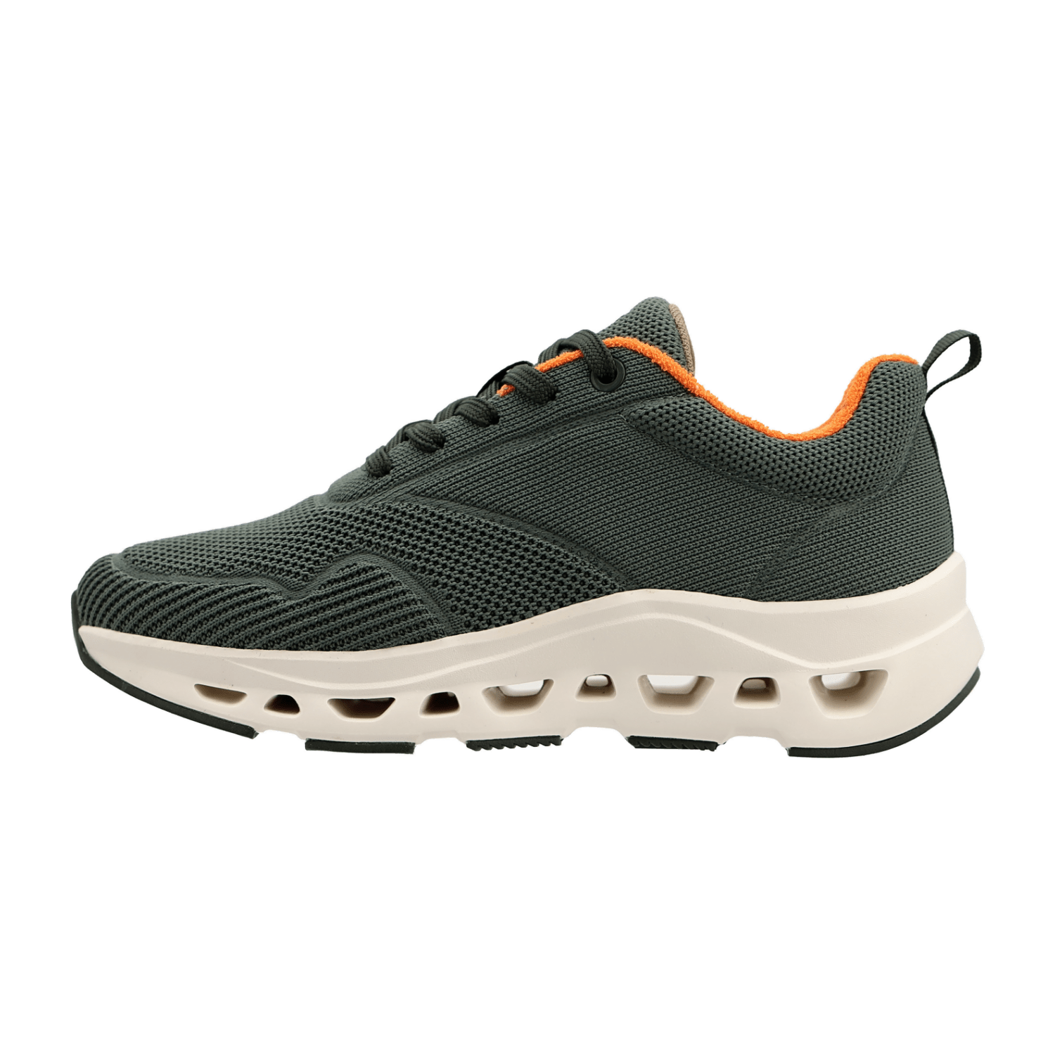 ARA RIO Women's Sneakers in Green with Textile Lacing and Polyurethane Sole