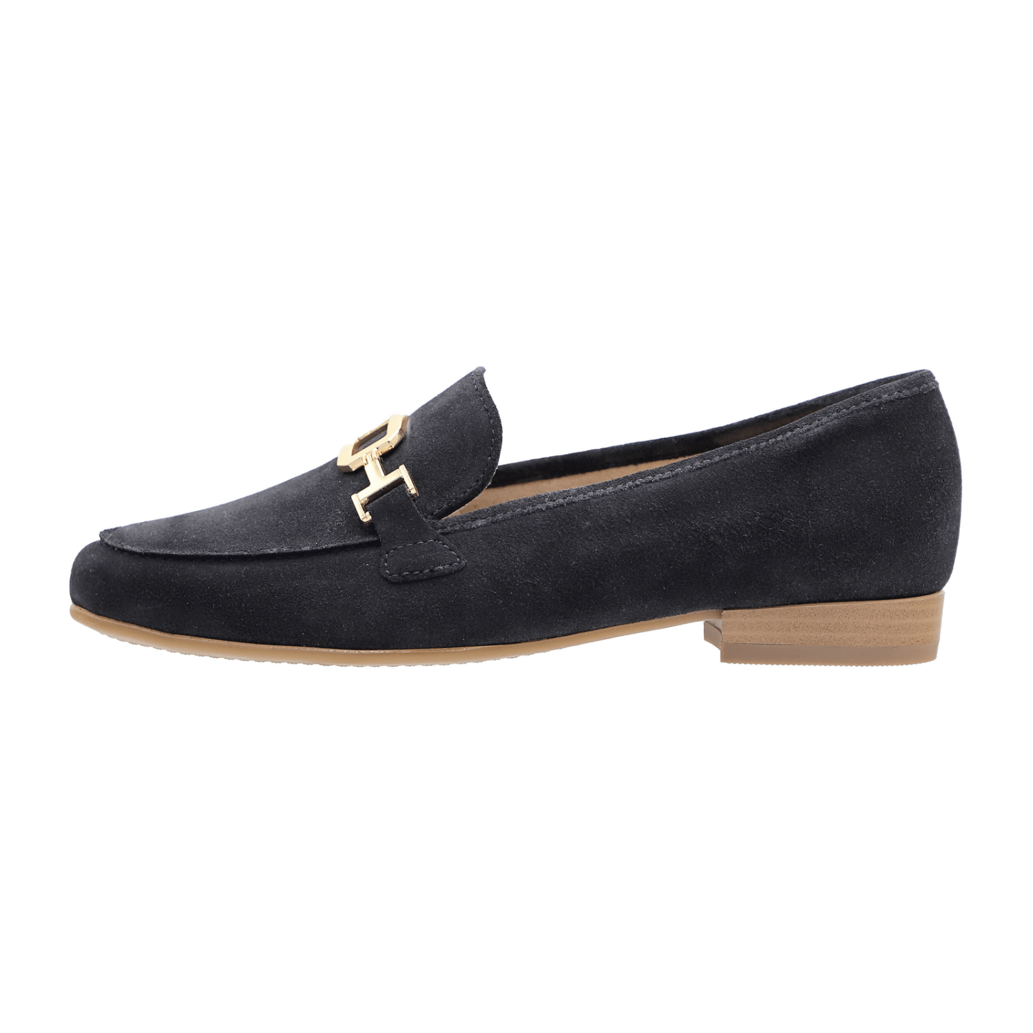 ARA KENT Women's Blue Suede Moccasin Slip-On Loafers