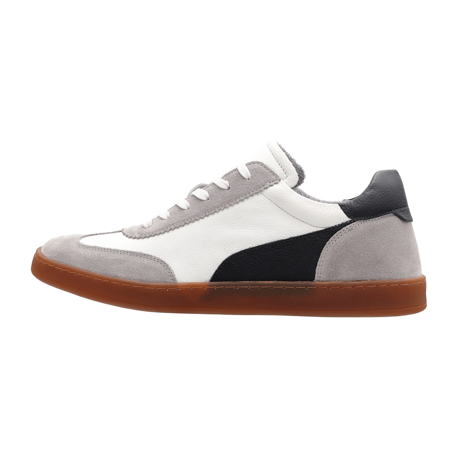 ARA Fabiano Men's Sneakers in White Suede Leather with Lace-Up Closure
