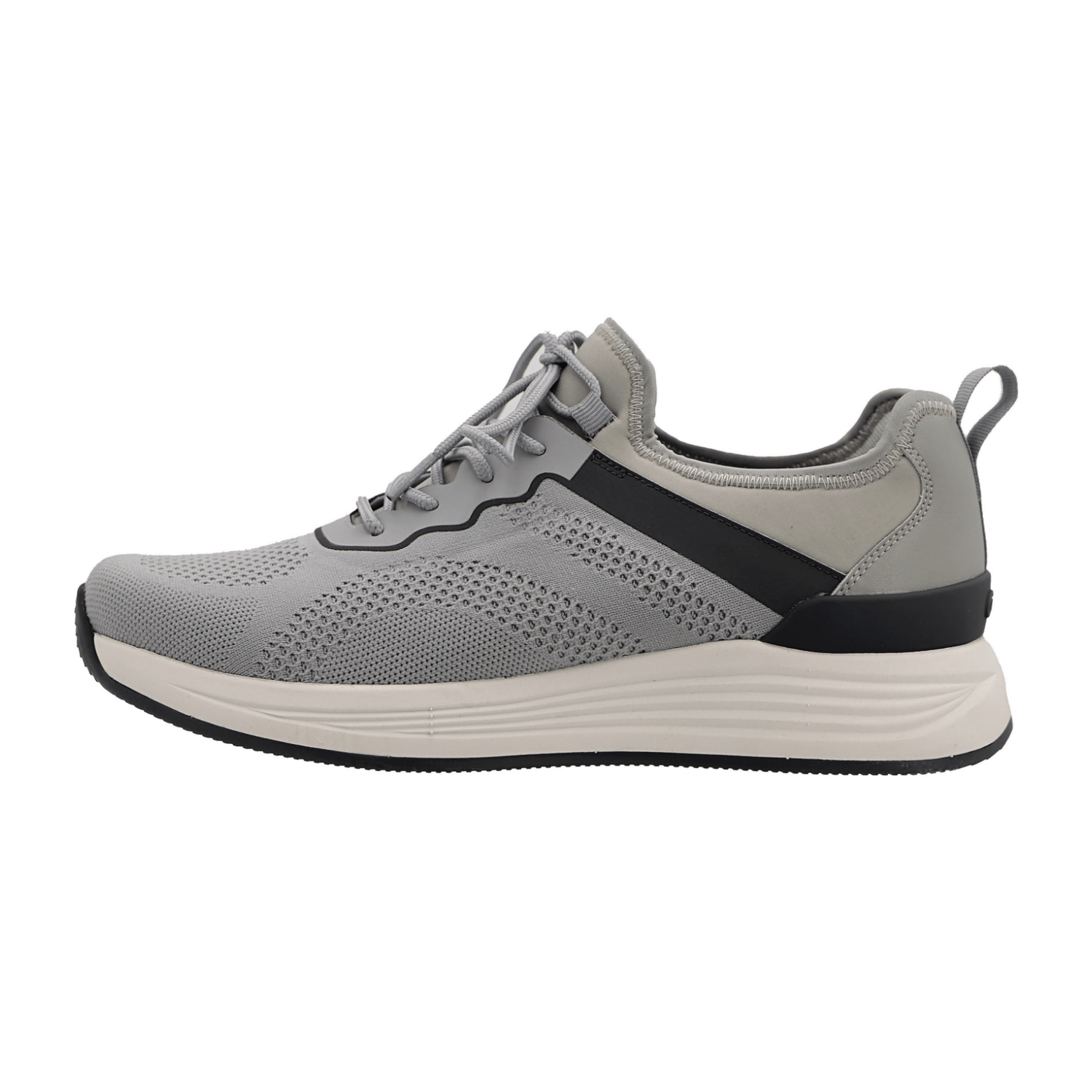 ARA Chicago Men's Lace-Up Roman Sandals in Gray with Leather Lining