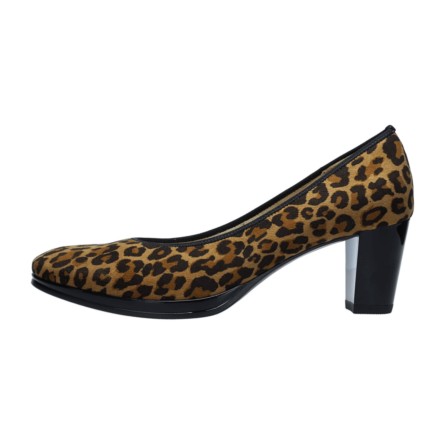 ARA Orly Women's Animal Print Synthetic Pull-On Pumps
