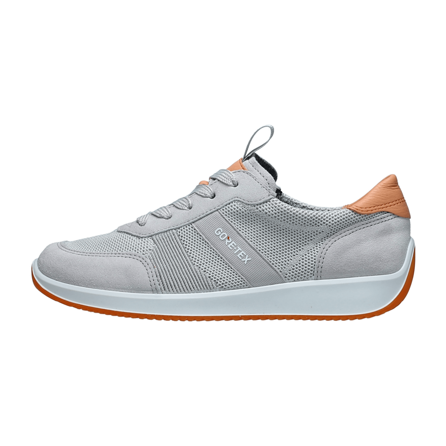 ARA Lisbon Lace-Up Sneakers for Women in Grey Textile with Polyurethane Sole