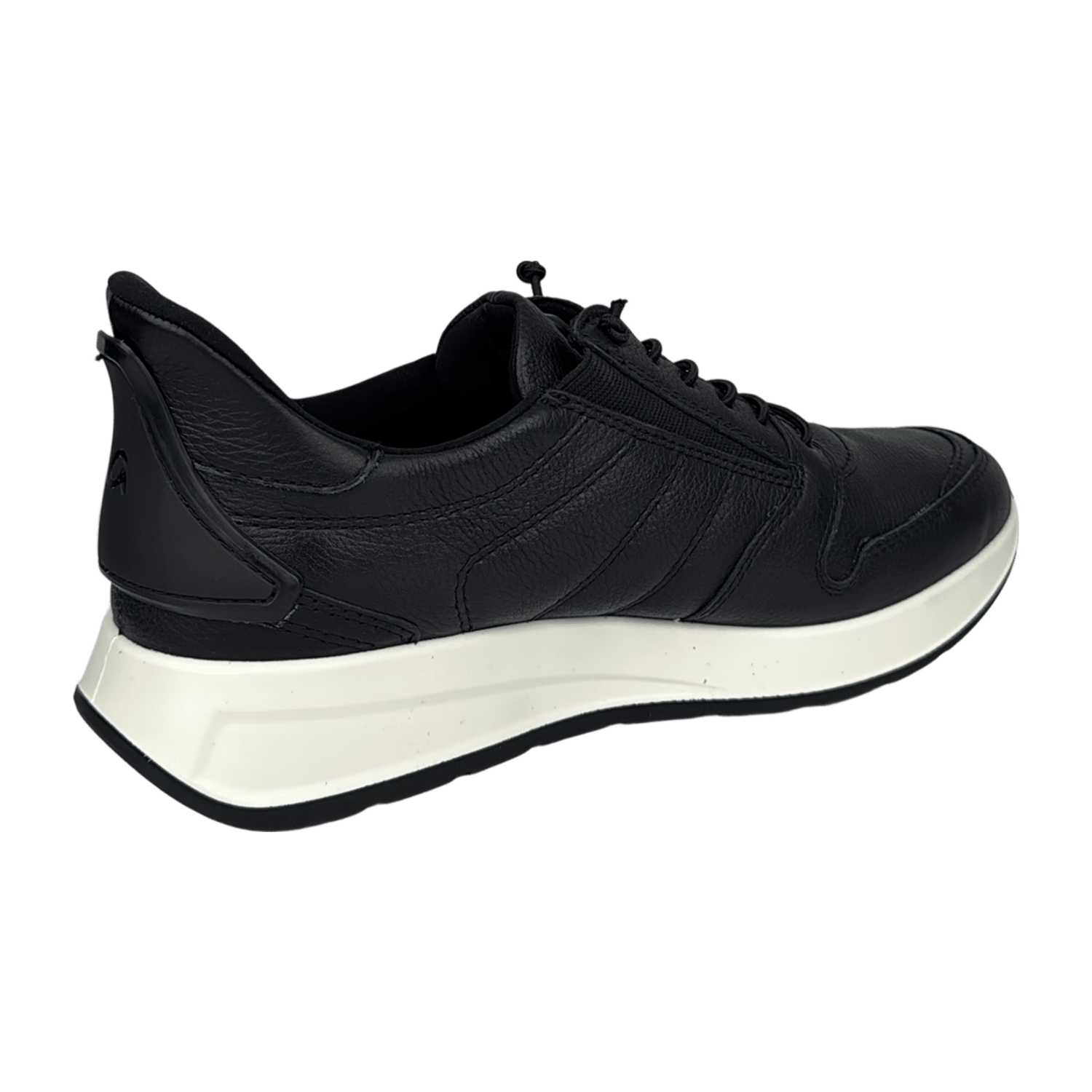 ARA MATTEO Men's Sneakers in Black, Lace-Up, Round Toe, Cold-Weather Lined, Synthetic Sole