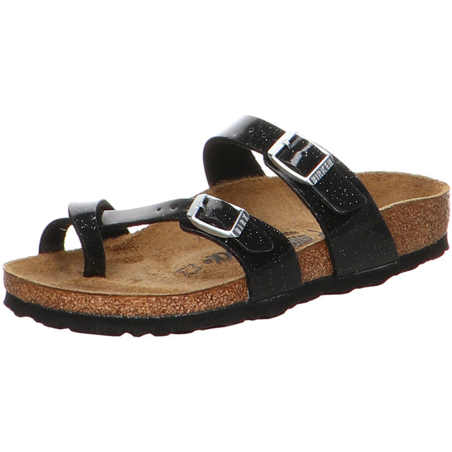 Birkenstock Mayari Thongs narrow Magic Galaxy Black Birko Flor Slides Shoes Sparkle Sandals Slippers - Bartel-Shop