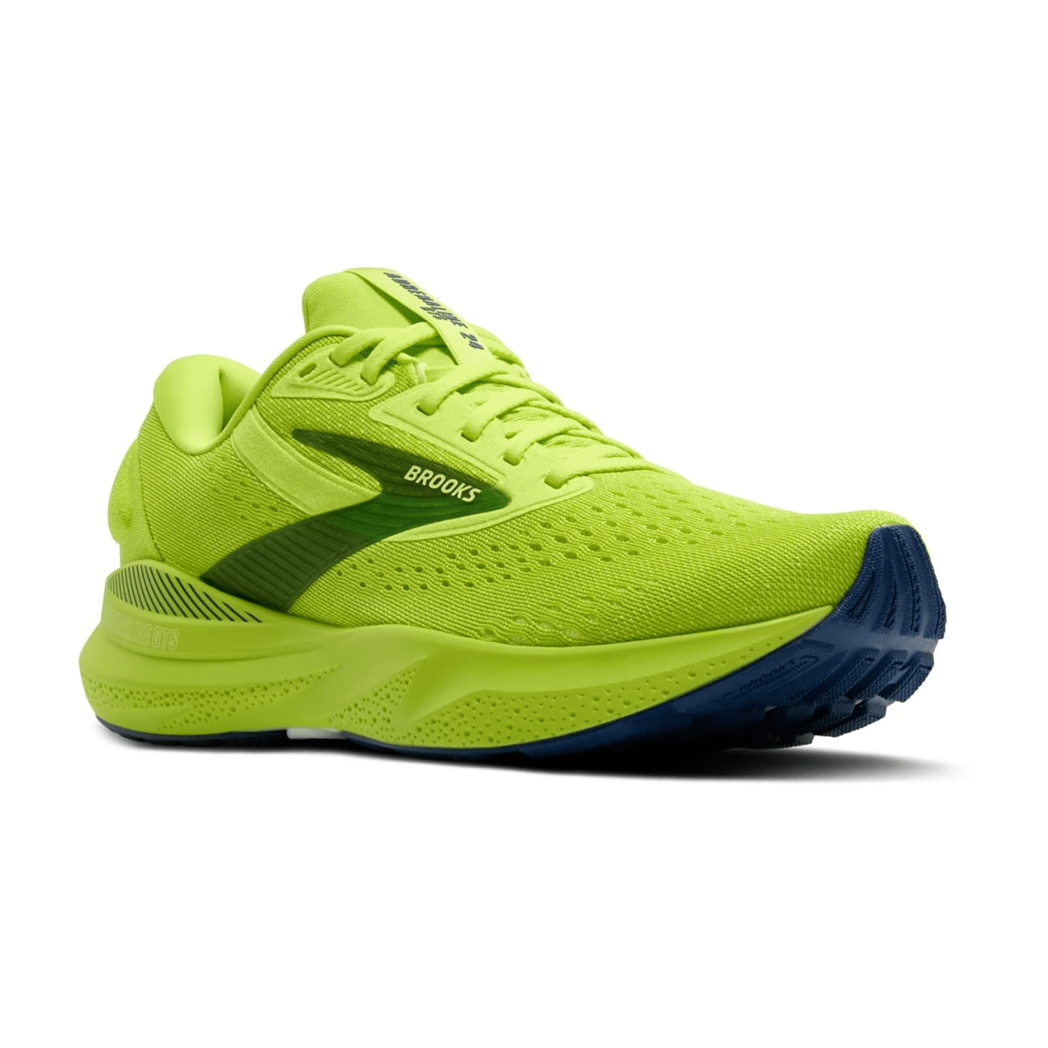 Brooks Adrenaline GTS 24 Men's Running Shoes - Synthetic Acid Lime/Sunny Lime/Navy