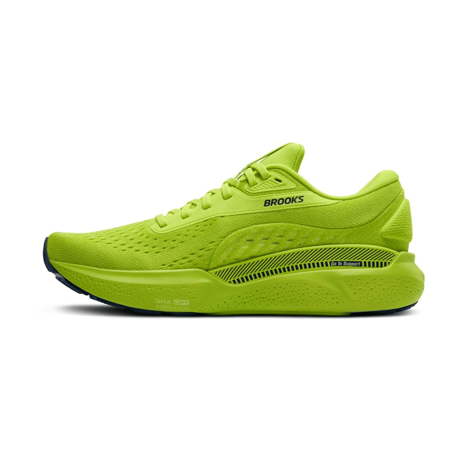 Brooks Adrenaline GTS 24 Men's Running Shoes - Synthetic Acid Lime/Sunny Lime/Navy