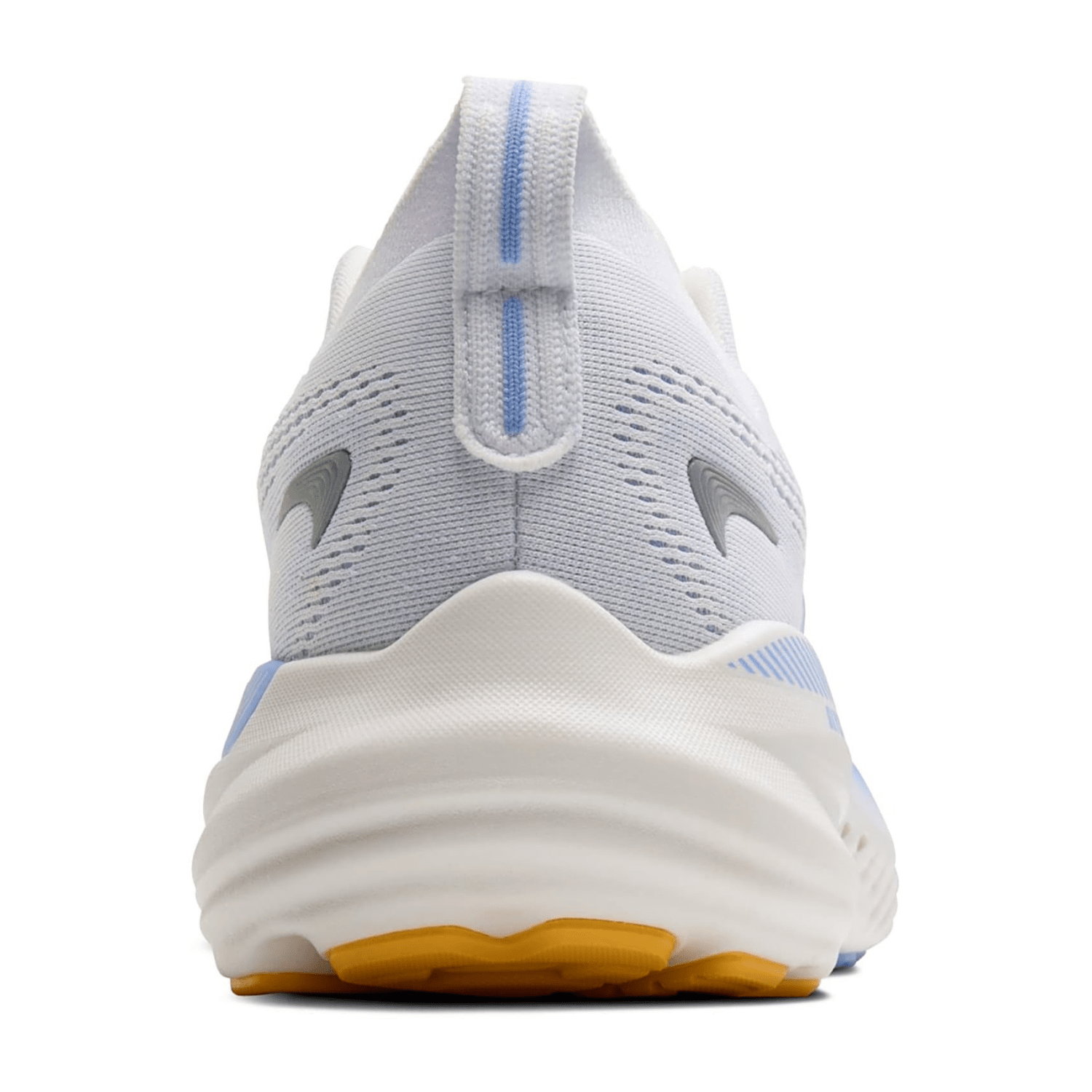 Brooks Glycerin GTS 22 Women's Running Shoes in White, Blue Heron, and Apricot