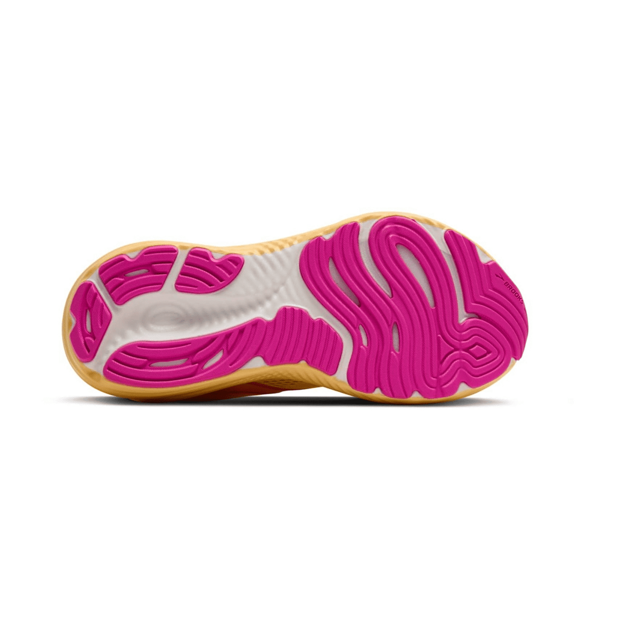 Brooks Glycerin 22 Women's Running Shoes in Sherbet Apricot Pink with Synthetic Textile Lining and Rubber Sole
