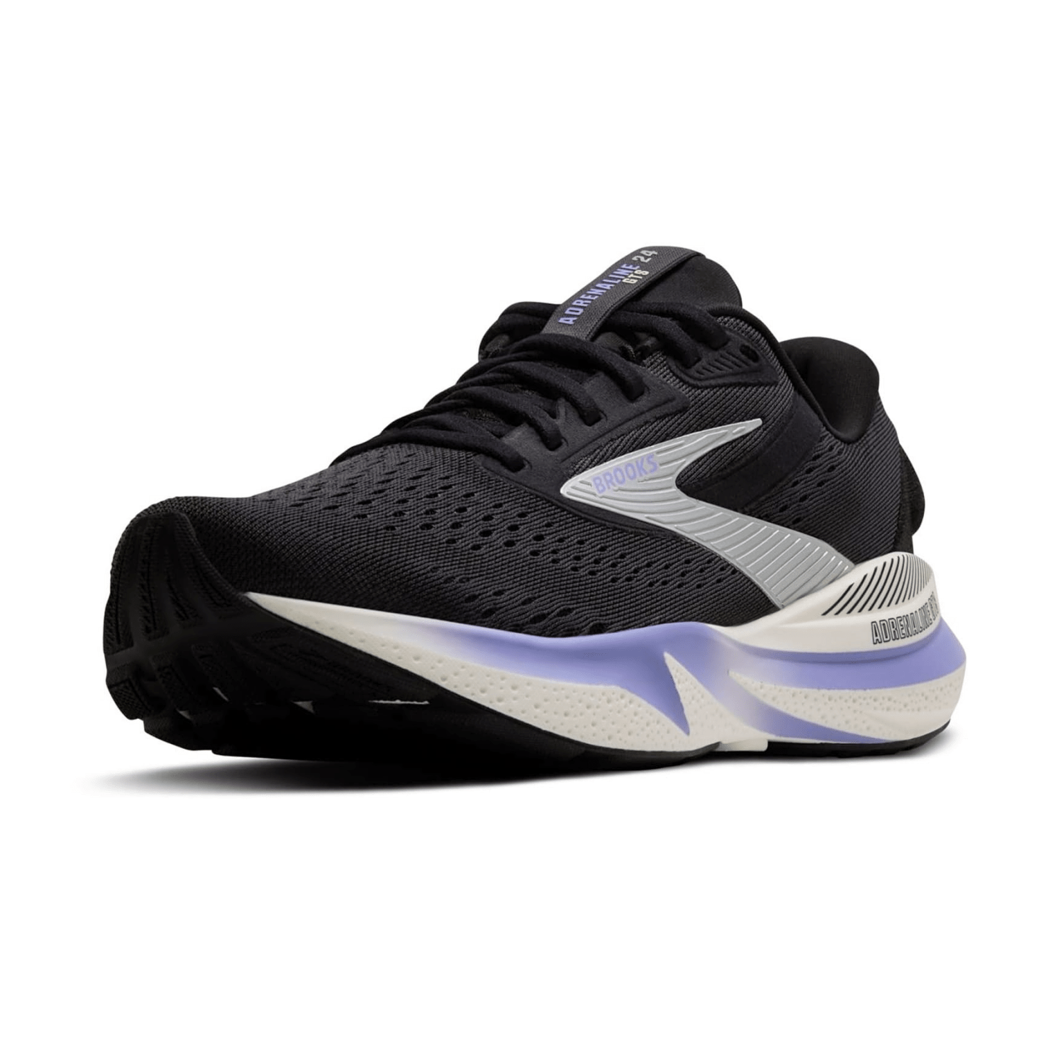 Brooks Adrenaline GTS 24 Women's Running Shoes in Ebony/Blue Heron/Silver