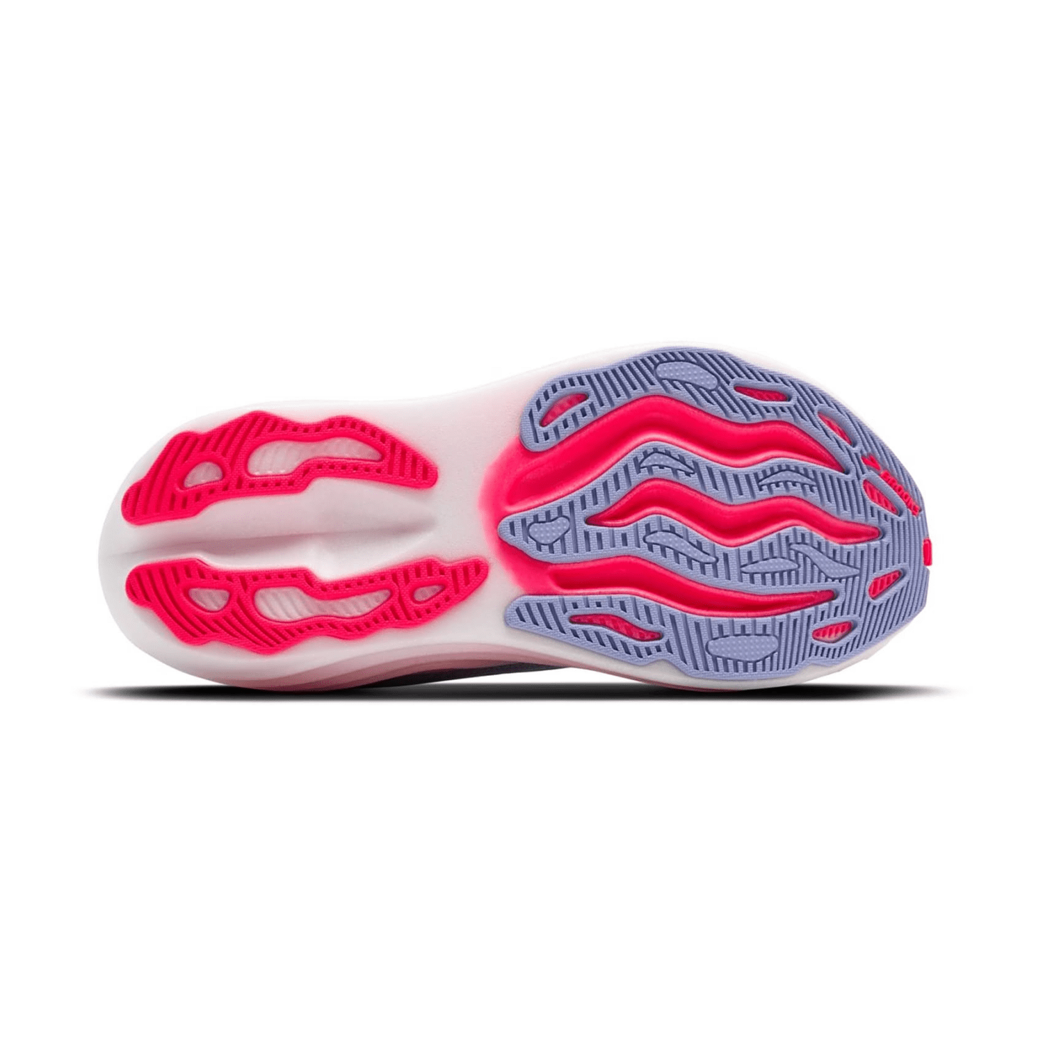 Brooks Glycerin Max Women's Sneaker in Blue Heron Diva Pink White Knit Fabric with Round Toe