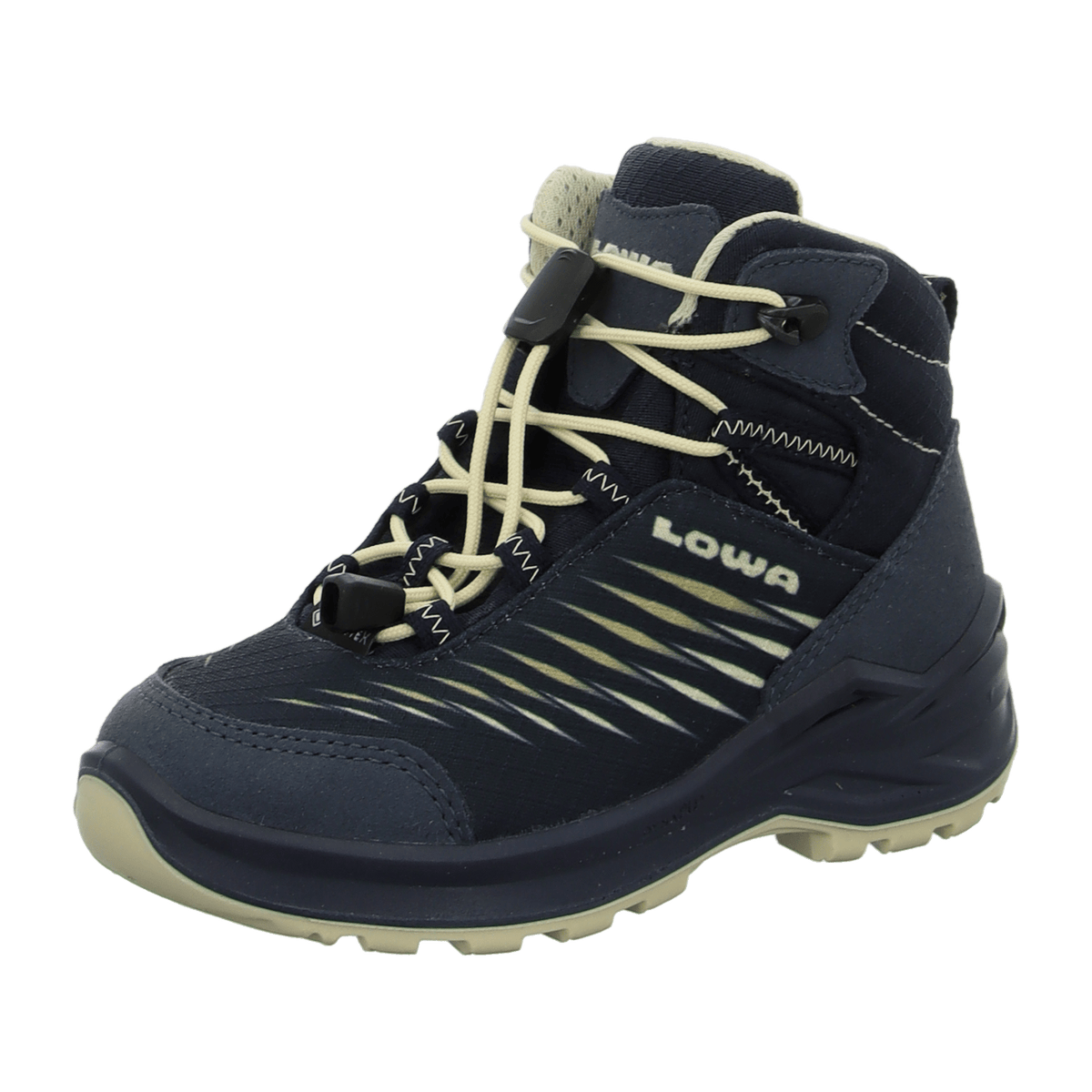 LOWA ZIRROX II GTX MID JR Kids Hiking Boots - Navy Dune Waterproof
