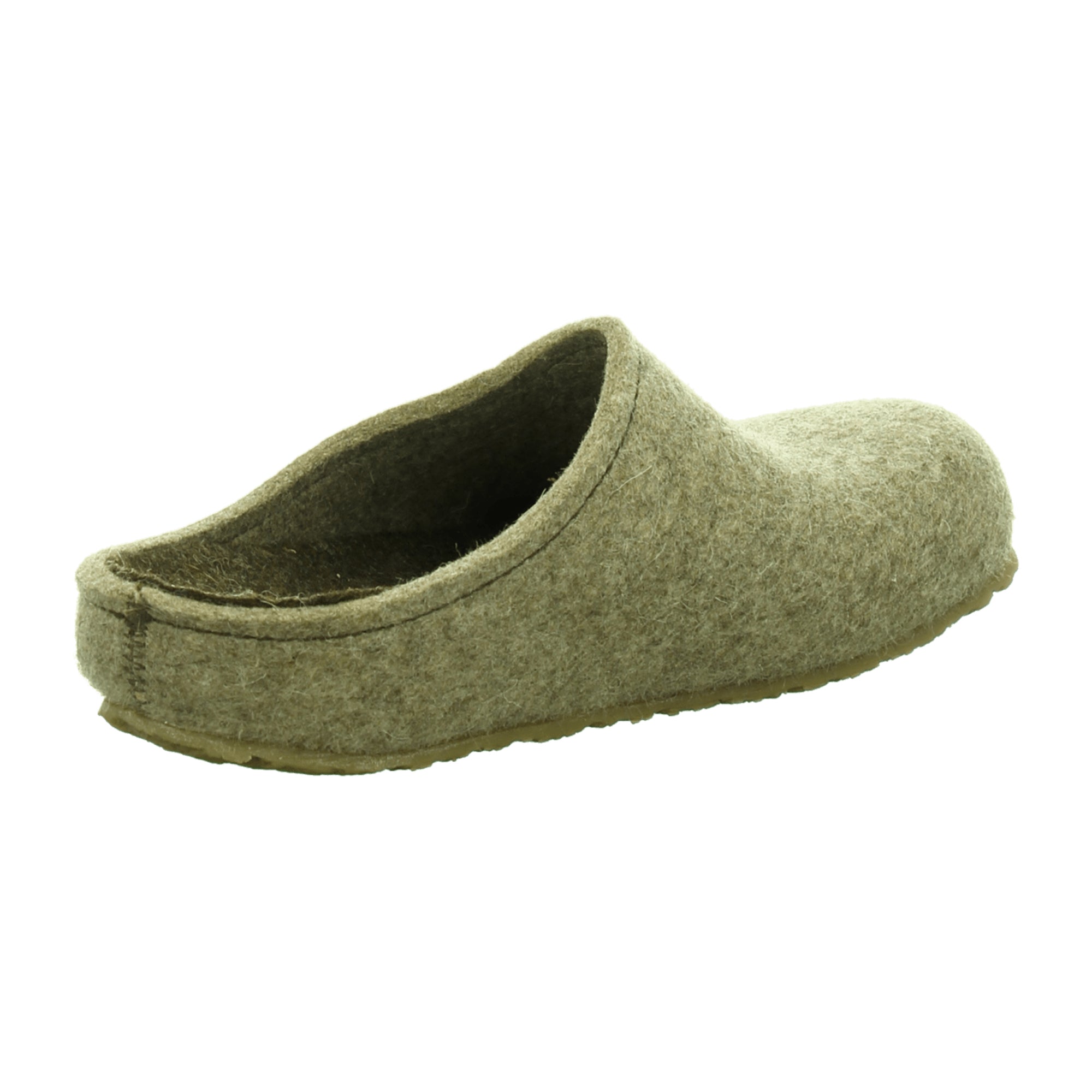 Haflinger Michl Men's Slippers in Green - Stylish & Durable Indoor Footwear - Bartel-Shop