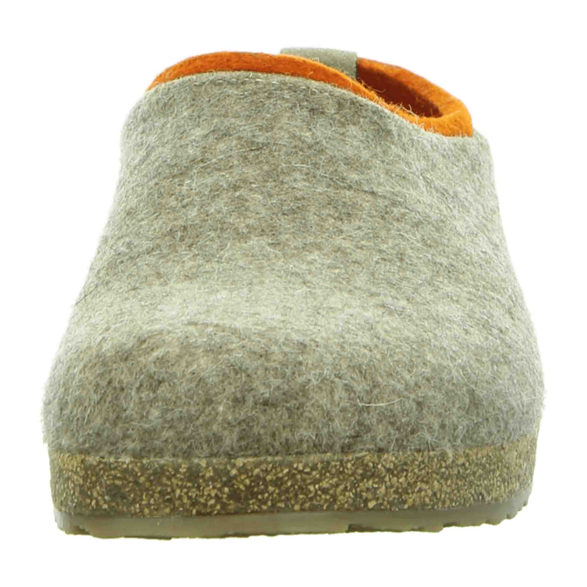 Haflinger Grizzly Kris Men's Clogs, Beige - Comfortable, Durable Slip-On Shoes