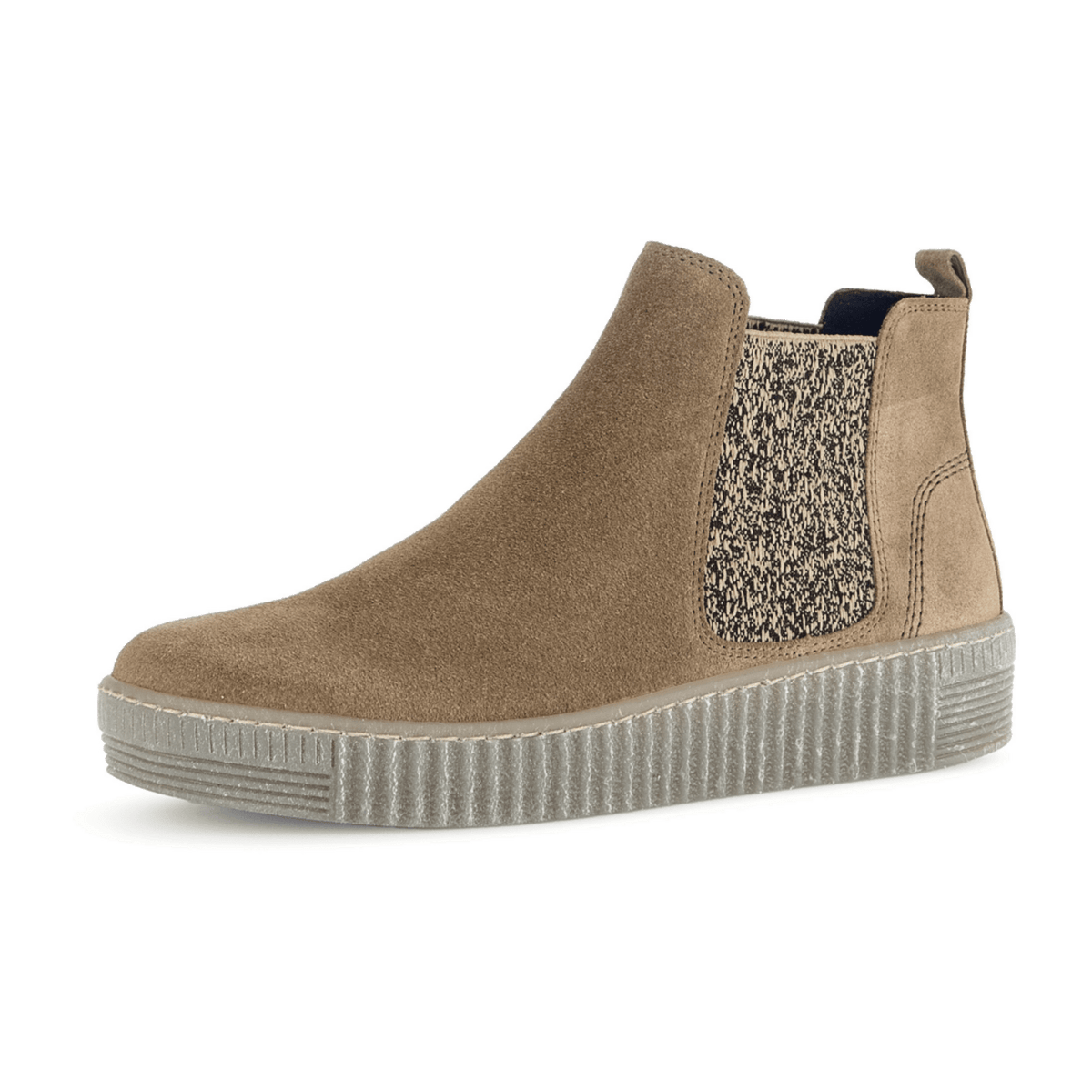 Gabor Women's Chelsea Boots - Best Fitting Suede Ankle Booties in Sahara