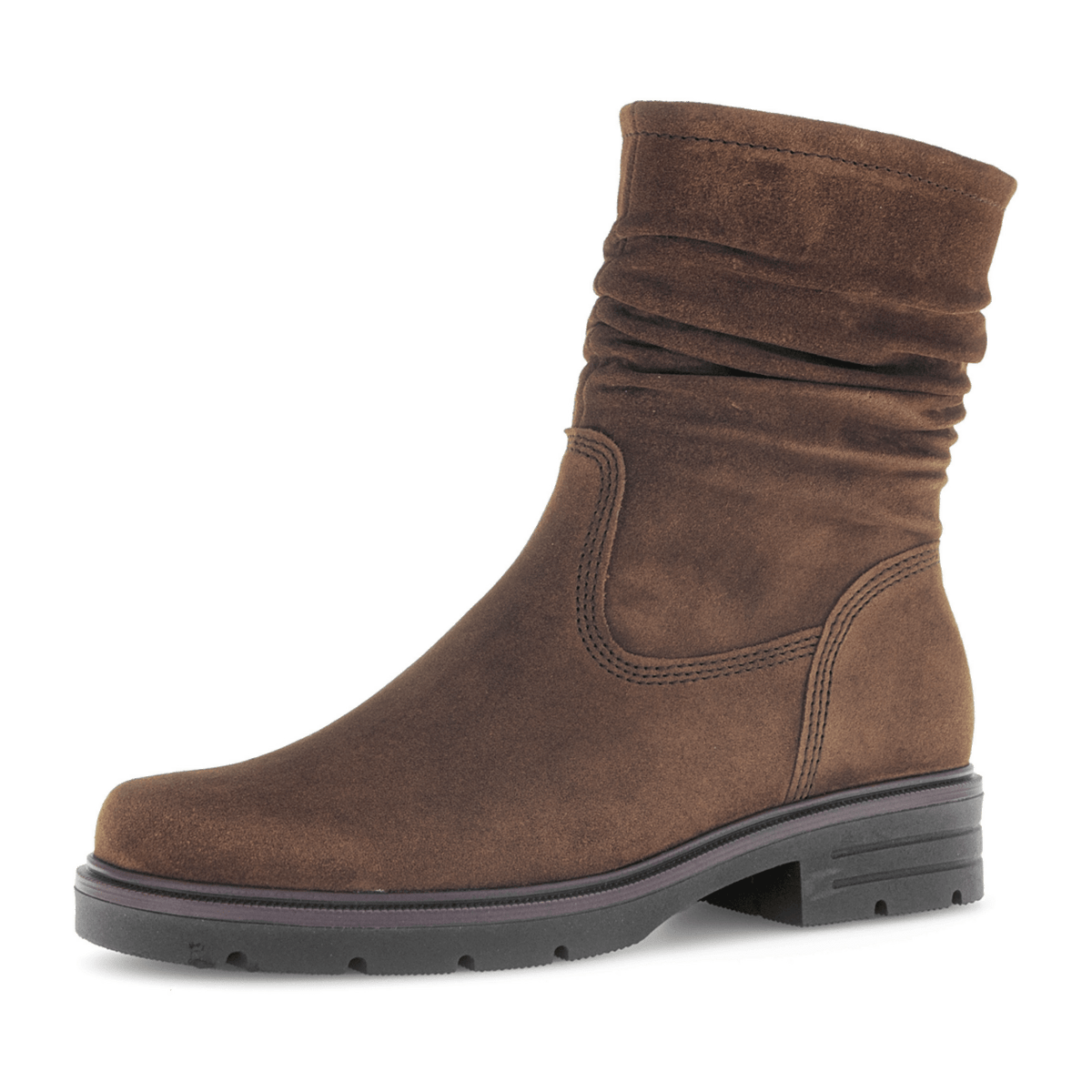 Gabor Women's Chelsea Boots - Whisky Suede Ankle Boots with Best Fitting