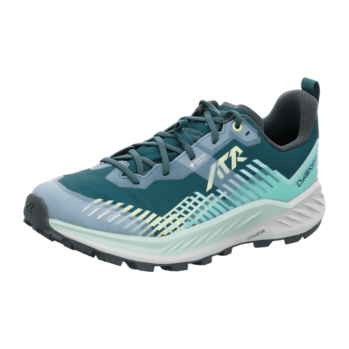 LOWA Donna Amplux 2 GTX Women's Trail Running Shoes Petrol Mint
