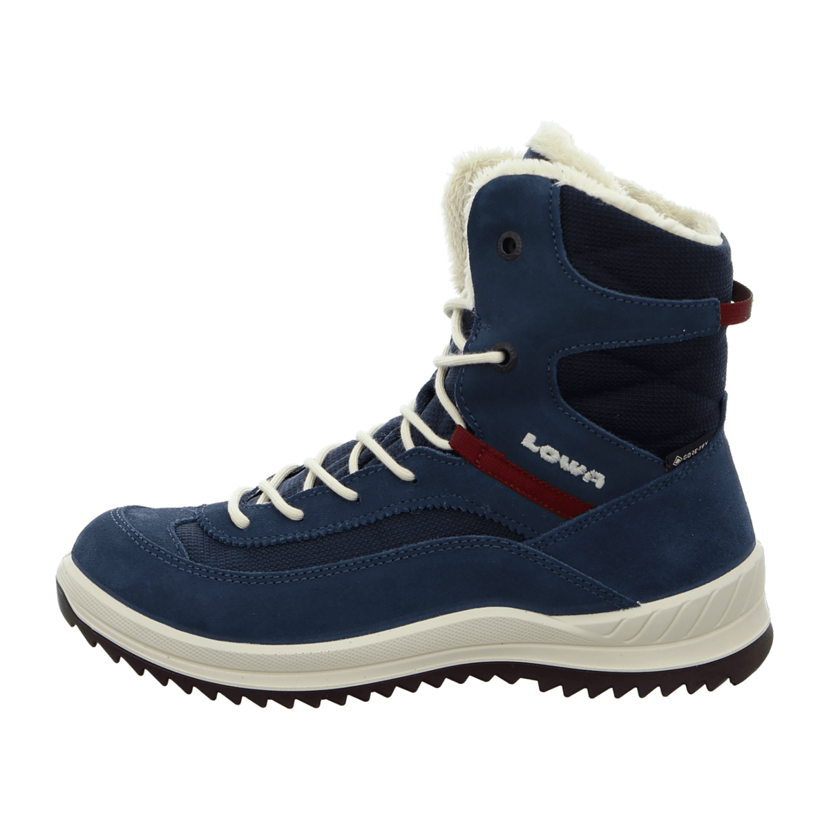 LOWA ELLA GTX HI JR Kids Boots Navy Red Waterproof