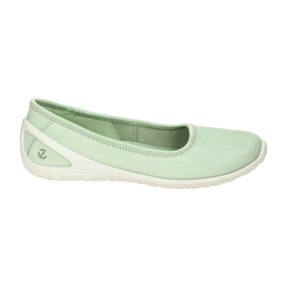 ECCO BIOM LITE Women's Slip-On Flats - Matcha Green Nubuck