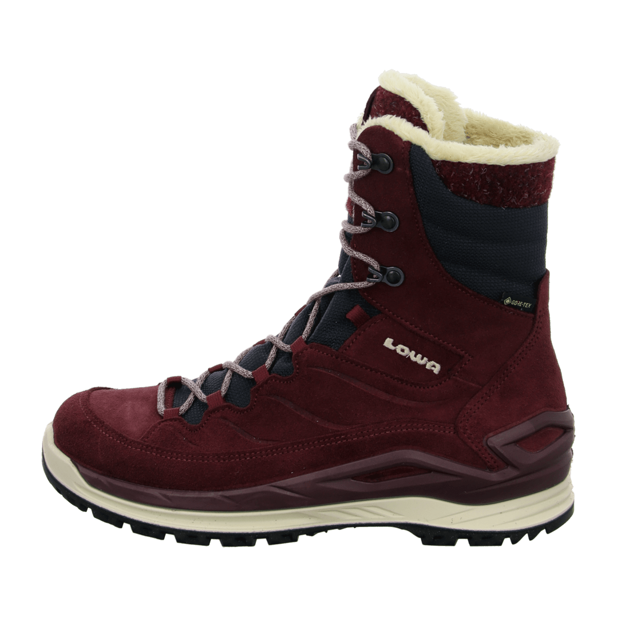 LOWA Calceta Evo GTX Women's High Boots - Waterproof Red Navy