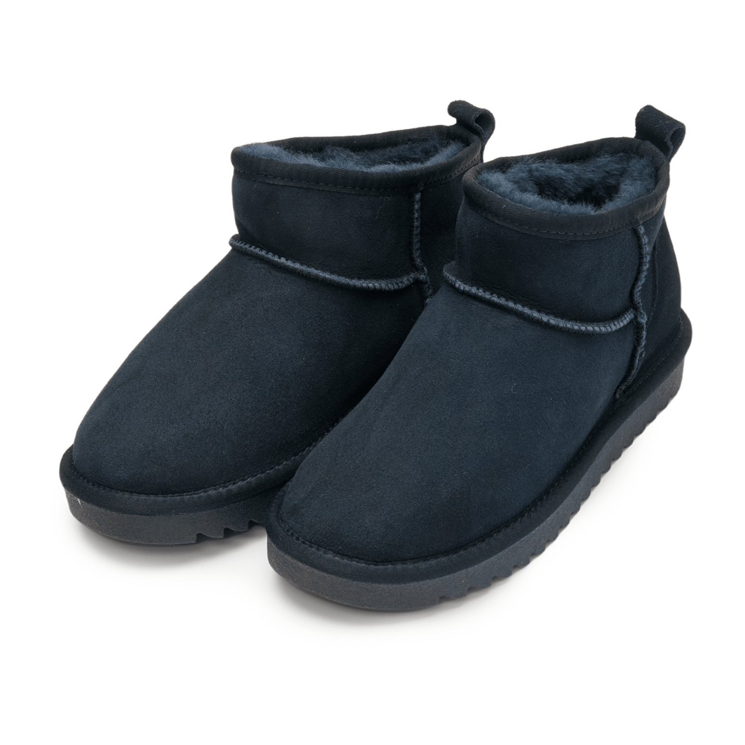 ARA Alaska Boots for Women in Ocean Blue - Classic Pull-On Boots with Wool Lining in Faux Suede - Bartel-Shop