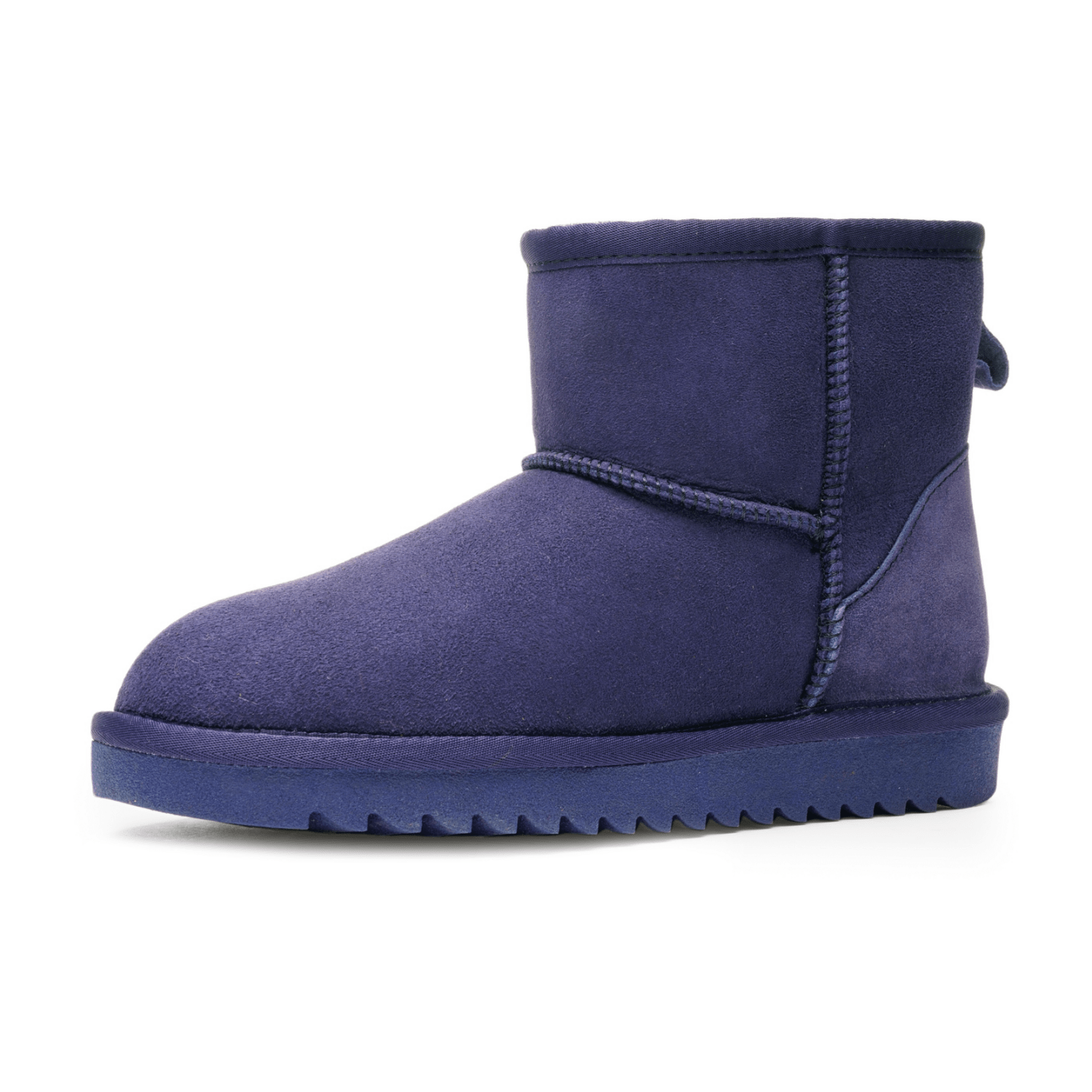 ARA Alaska Boots for Women - Classic Blue Boots with Suede-Like Finish and Wool Lining, Pull-On Design - Bartel-Shop
