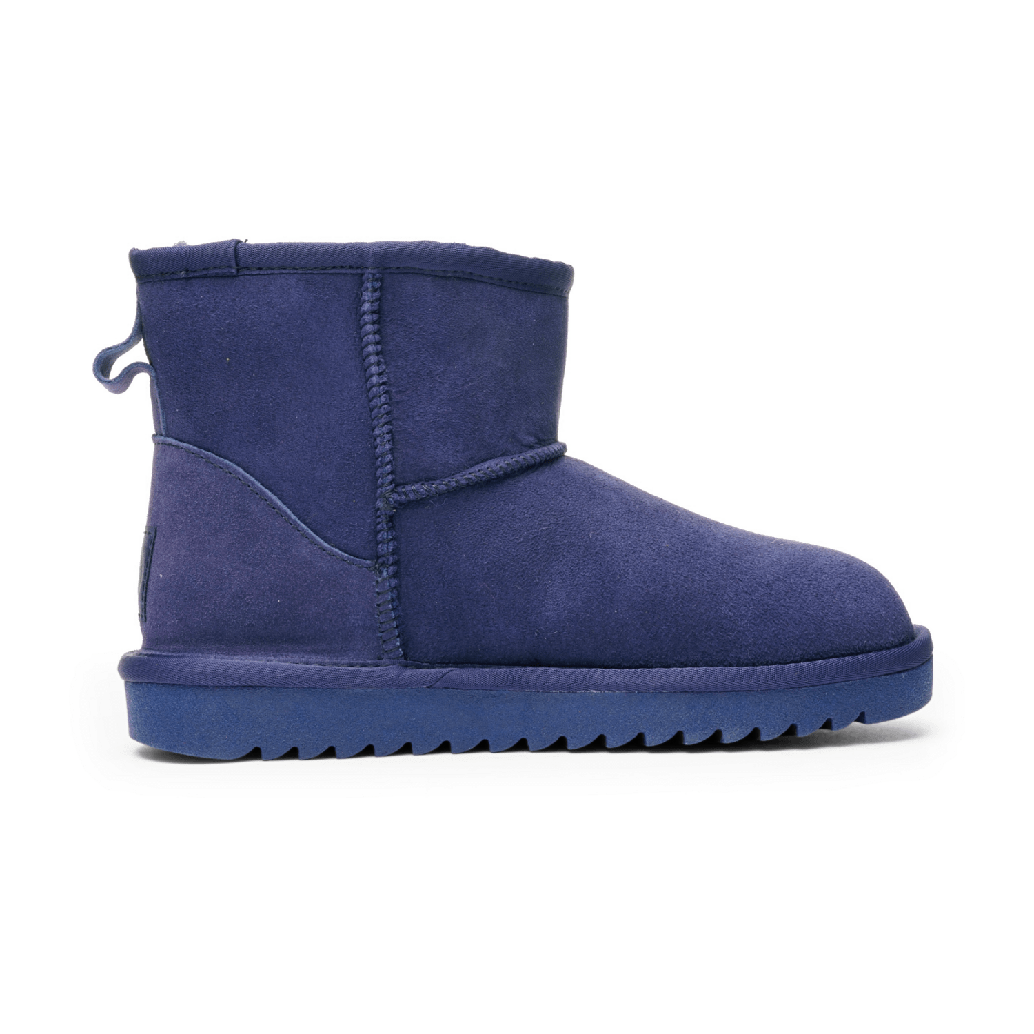 ARA Alaska Boots for Women - Classic Blue Boots with Suede-Like Finish and Wool Lining, Pull-On Design - Bartel-Shop
