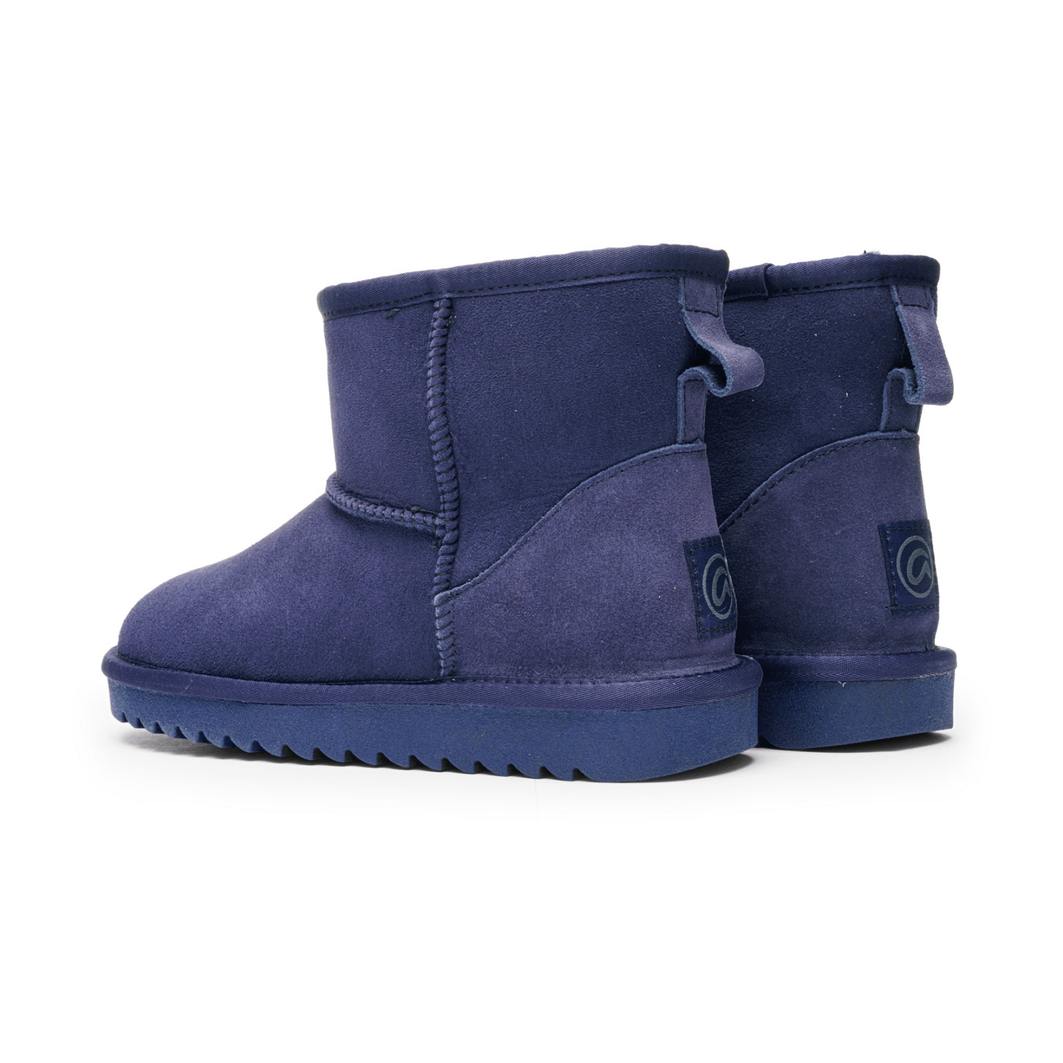 ARA Alaska Boots for Women - Classic Blue Boots with Suede-Like Finish and Wool Lining, Pull-On Design - Bartel-Shop