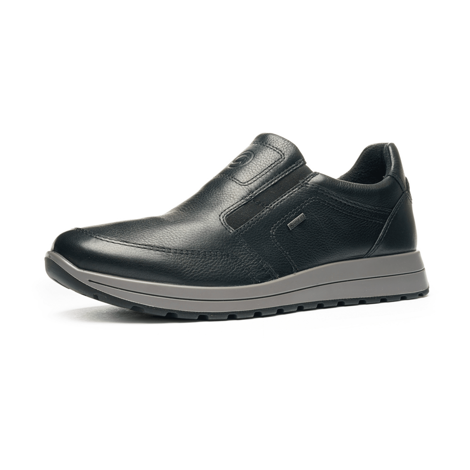Ara MATTEO Men's Leather Slippers with Lacing and Warm Lining, Black - Bartel-Shop