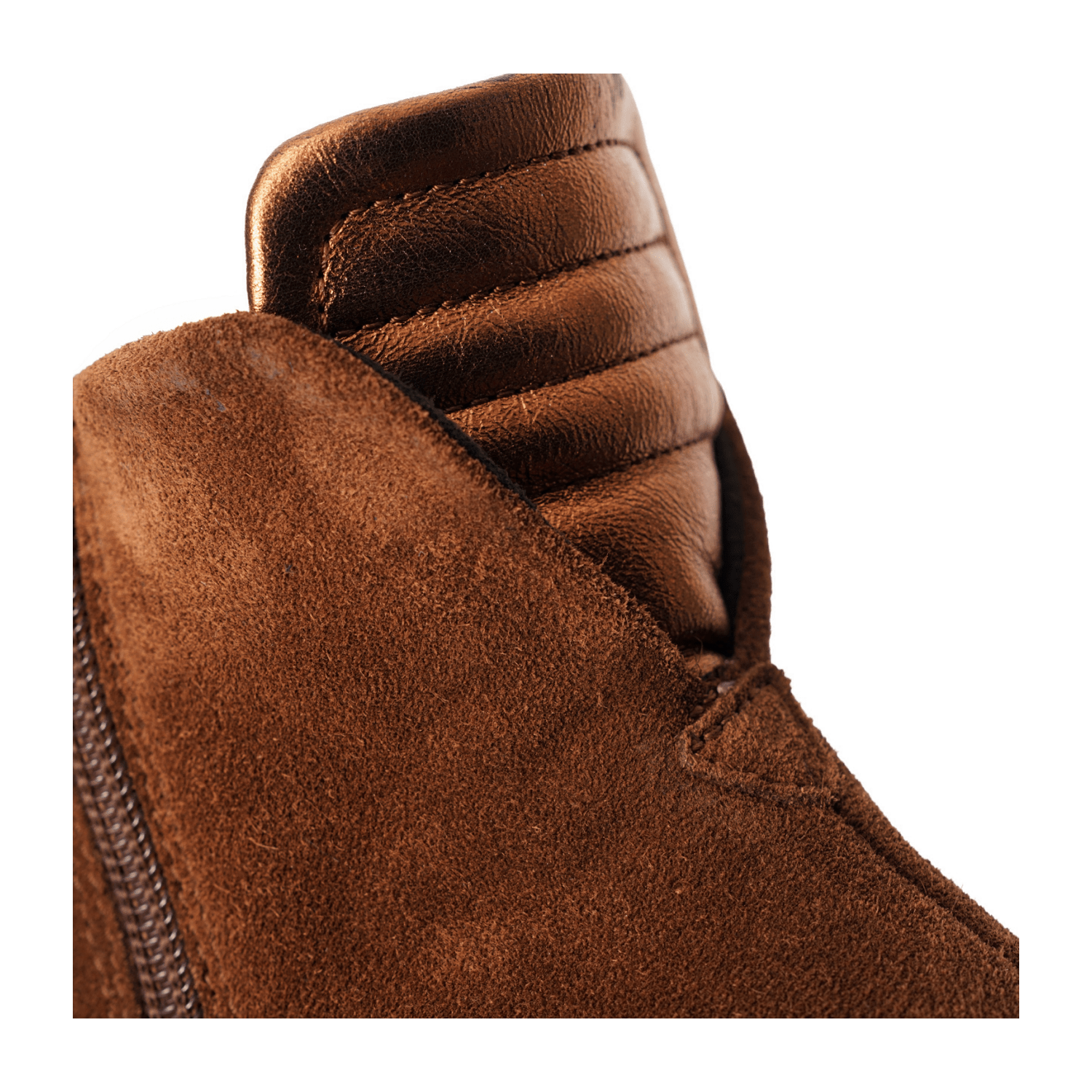 ARA Rom Women's Ankle Boots in Brown Nubuck Leather with Zipper Classic Style Round Toe Synthetic Lining Polyurethane Sole