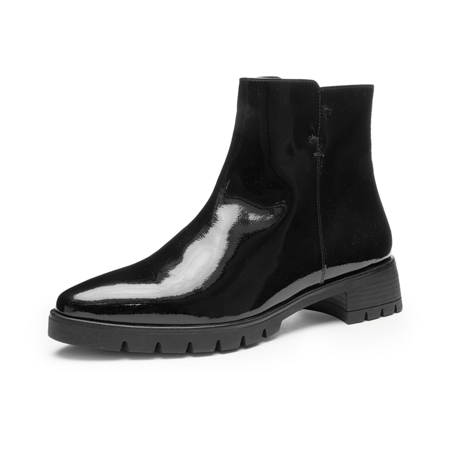 ARA Napoli Women's Derby Lace-Up Ankle Boots with Mesh Upper, Leather Lining, and Rubber Sole in Black - Bartel-Shop