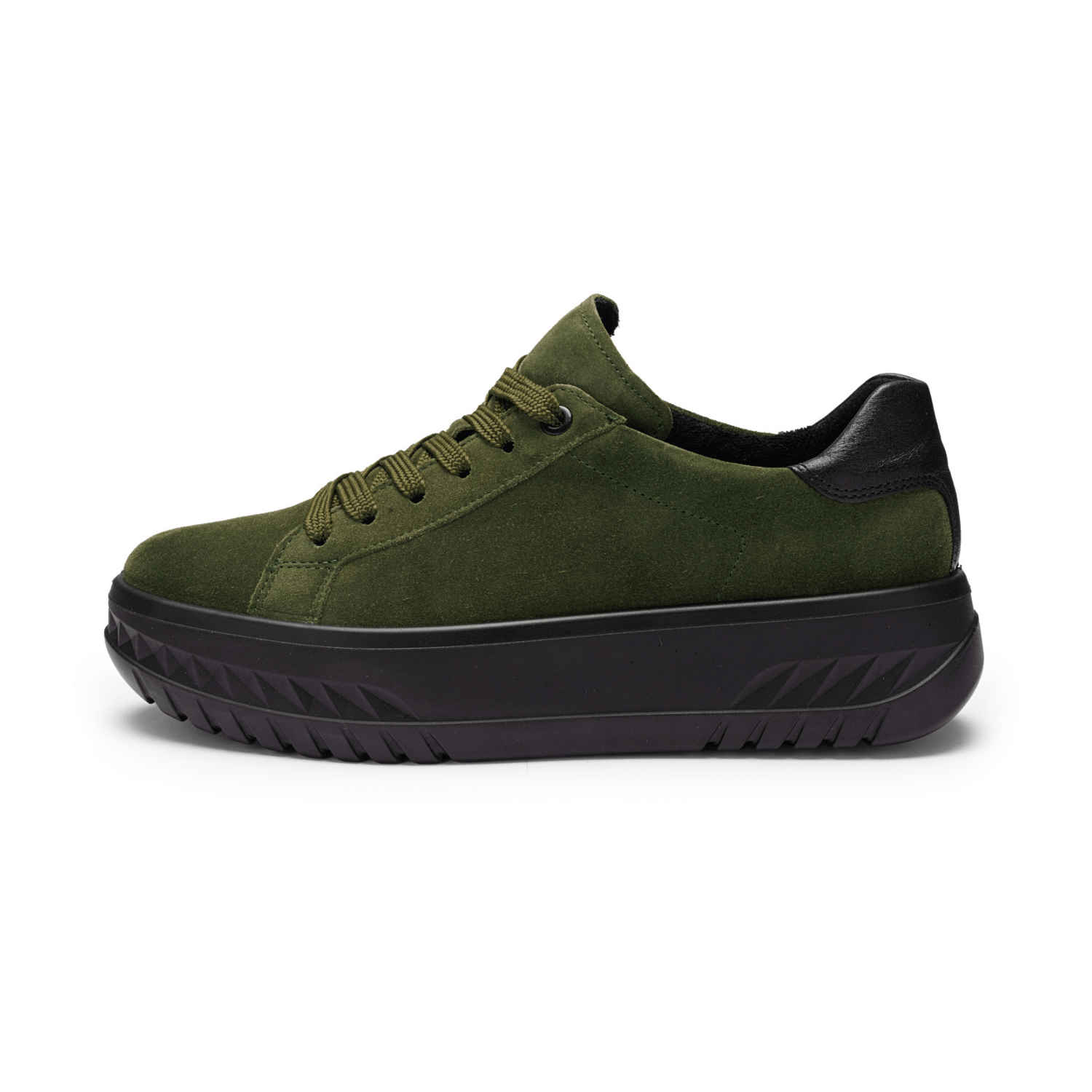 ARA Monaco Platform Shoes for Women in Green, Wide Fit (W) - Bartel-Shop