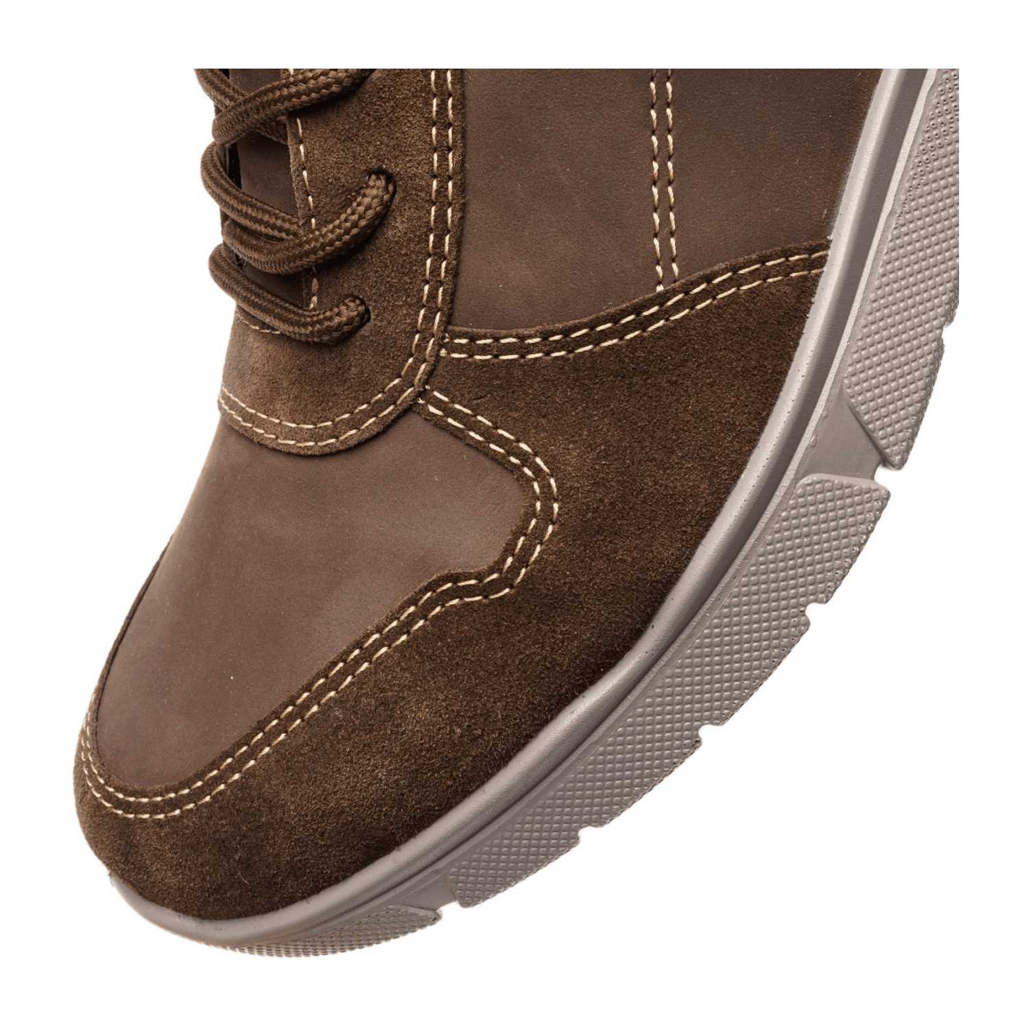 ARA Romano Men's Velour Leather Ankle Boots Classic Brown Lace-Up Boots