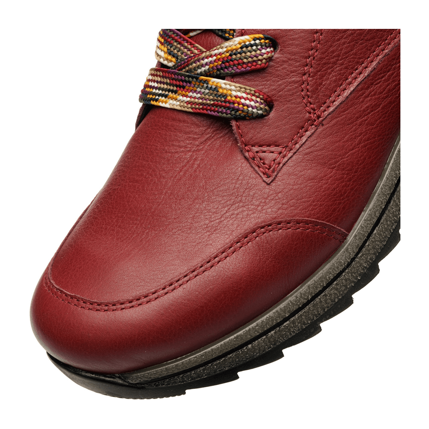 ARA Osaka Women's Ankle Boots Lacing Red Berry Warm Lining Wide Fit 12-24543 - Bartel-Shop