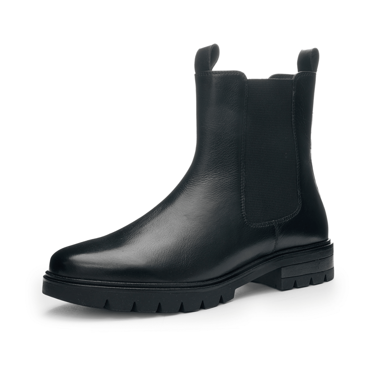 ARA CAMBRIDGE Women's Leather Ankle Boots with Faux Fur Lining - Black - Bartel-Shop