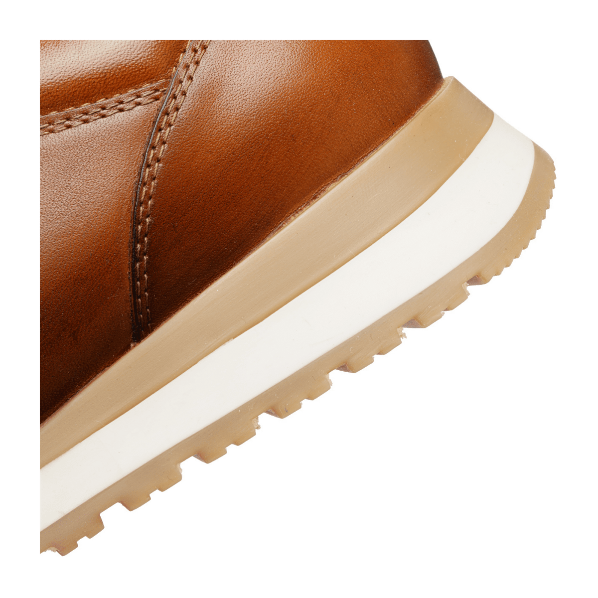 ARA Gino Men's Cognac Brown Derby Shoes - Bartel-Shop