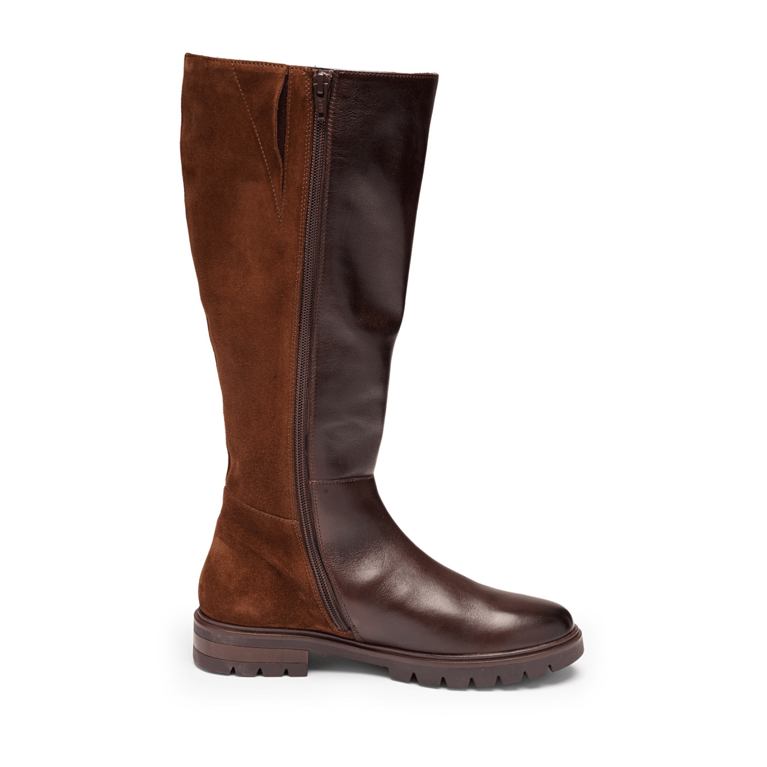 ARA Women's Cambridge Leather Ankle Boots, Classic Zip-Up Boots, Round Toe, Brown - Bartel-Shop