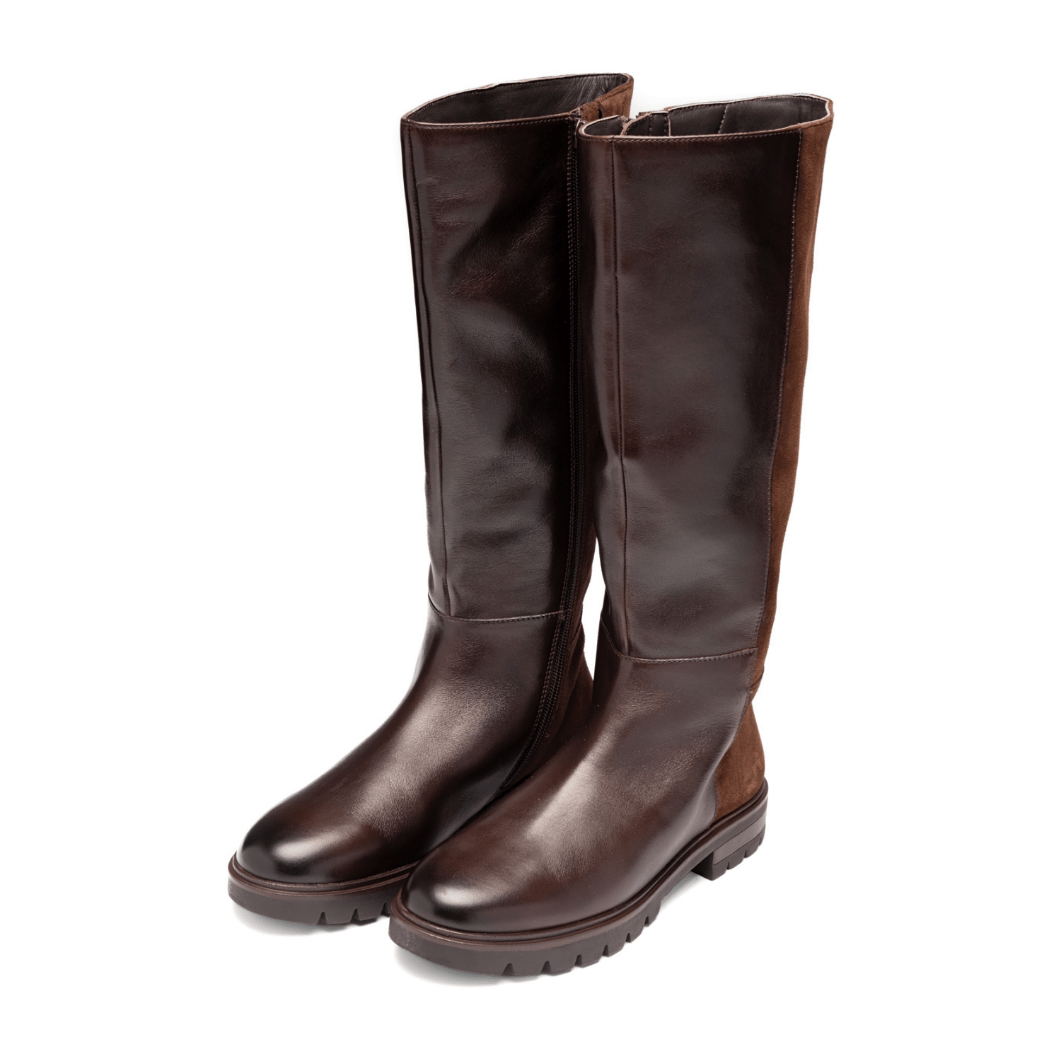 ARA Women's Cambridge Leather Ankle Boots, Classic Zip-Up Boots, Round Toe, Brown