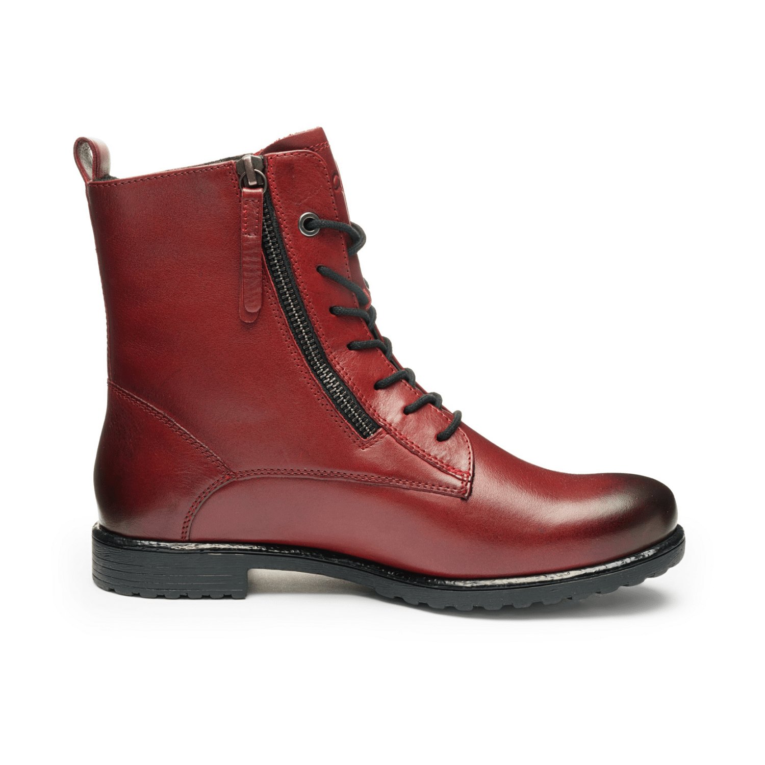 ARA Liverpool Women's Ankle Boots in Brown with Zipper, Synthetic Upper and Faux Fur Lining - Bartel-Shop