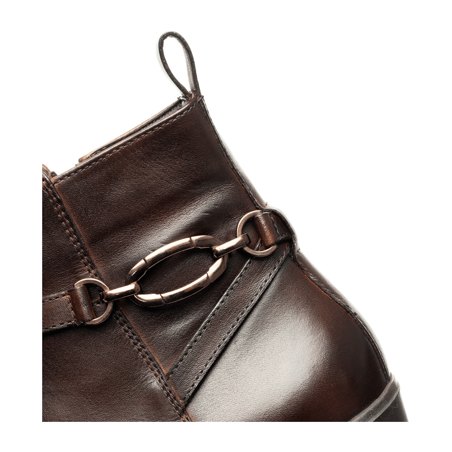 ARA Como Women's Ankle Boots in Brown Smooth Leather with Zipper and Round Toe - Classic Boots with Polyurethane Sole - Bartel-Shop