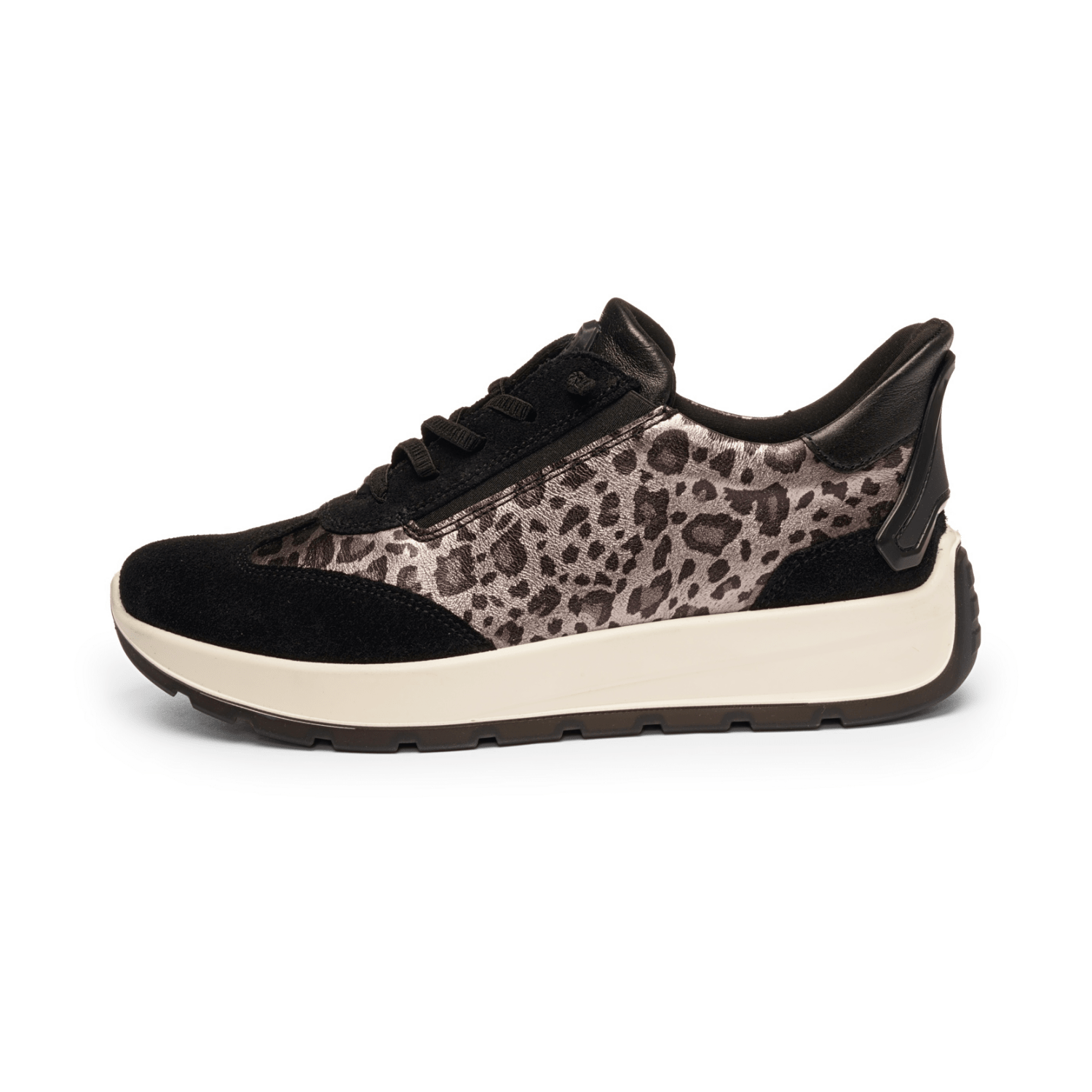 Ara NEW YORK NE Women's Sneakers Athletic Lace-Up Black Leather - Bartel-Shop