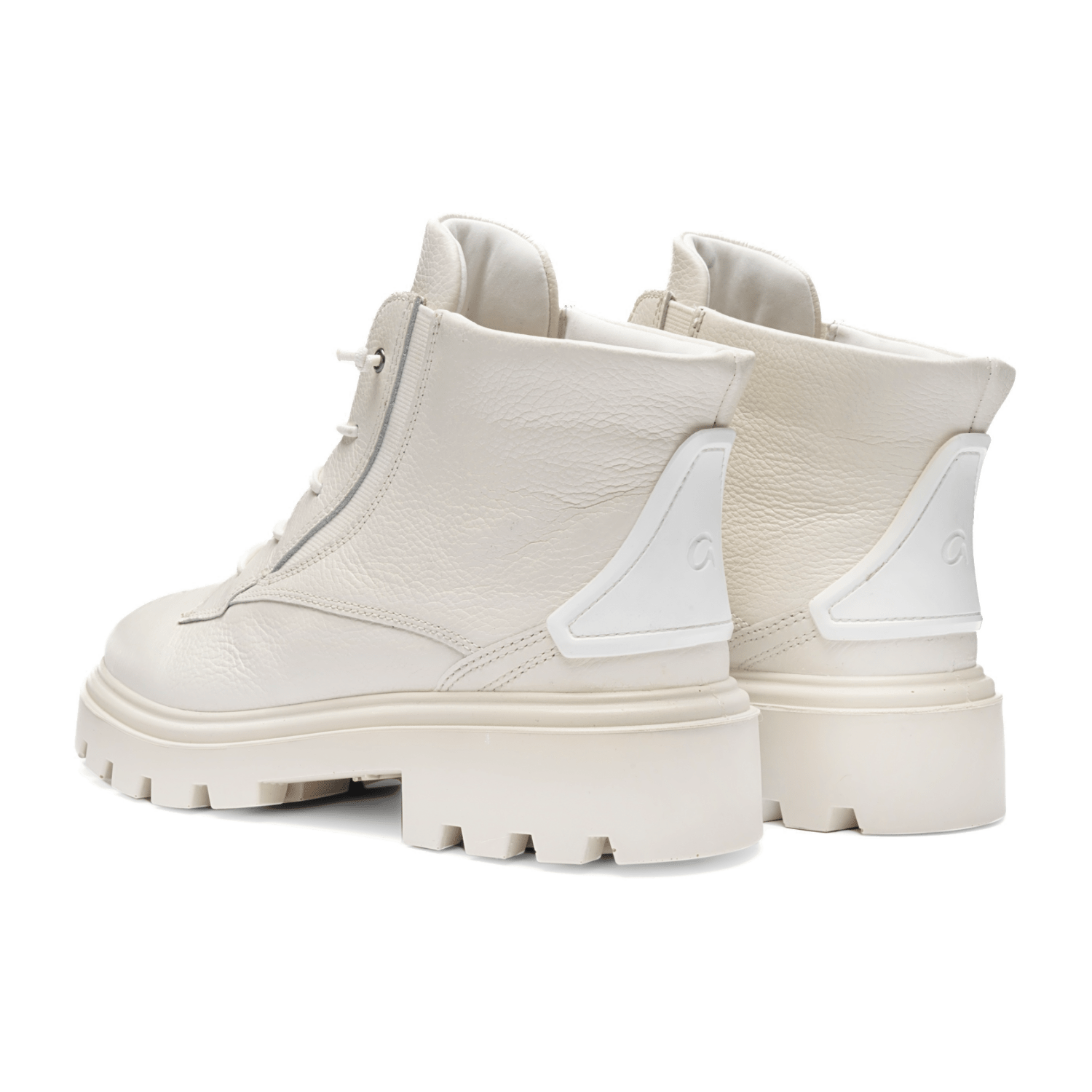 ARA Manchester Women's Ankle Boots Lace-Up Boots in White with Rubber Sole - Bartel-Shop