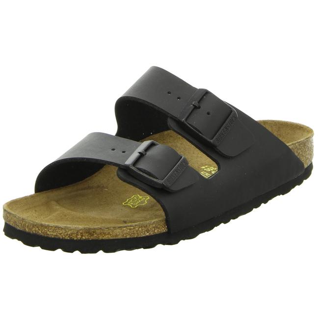 Birkenstock Arizona Mens Womens Sandals Slides Shoes Birko-Flor Black narrow - Bartel-Shop