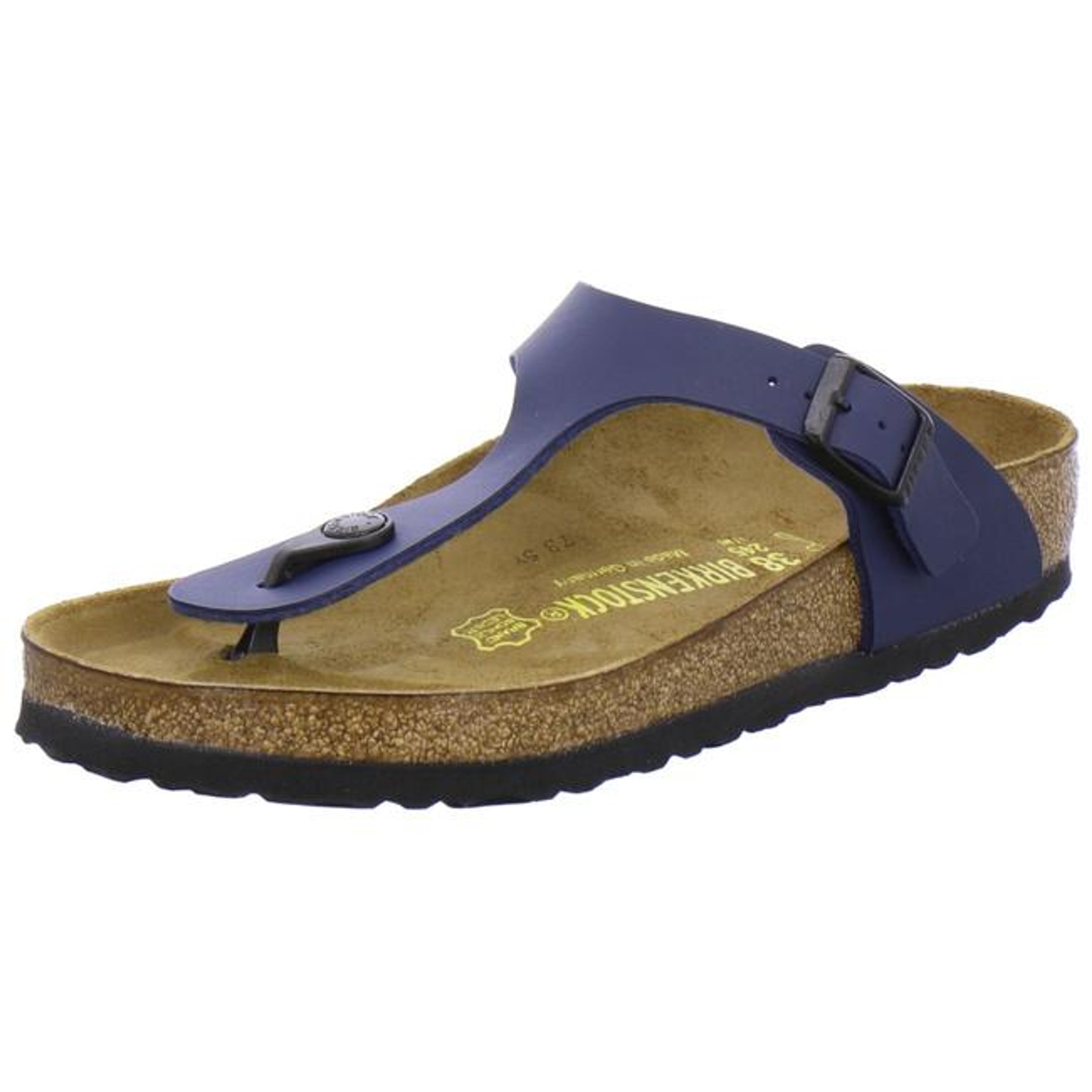 Birkenstock Gizeh Sandals Birko-Flor Blue Shoes Slides Shoes Thongs regular - Bartel-Shop