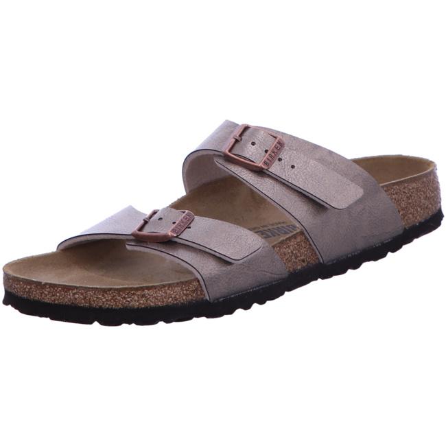 Birkenstock Sydney Graceful Taupe Brown BF Sandals Slides narrow - Bartel-Shop