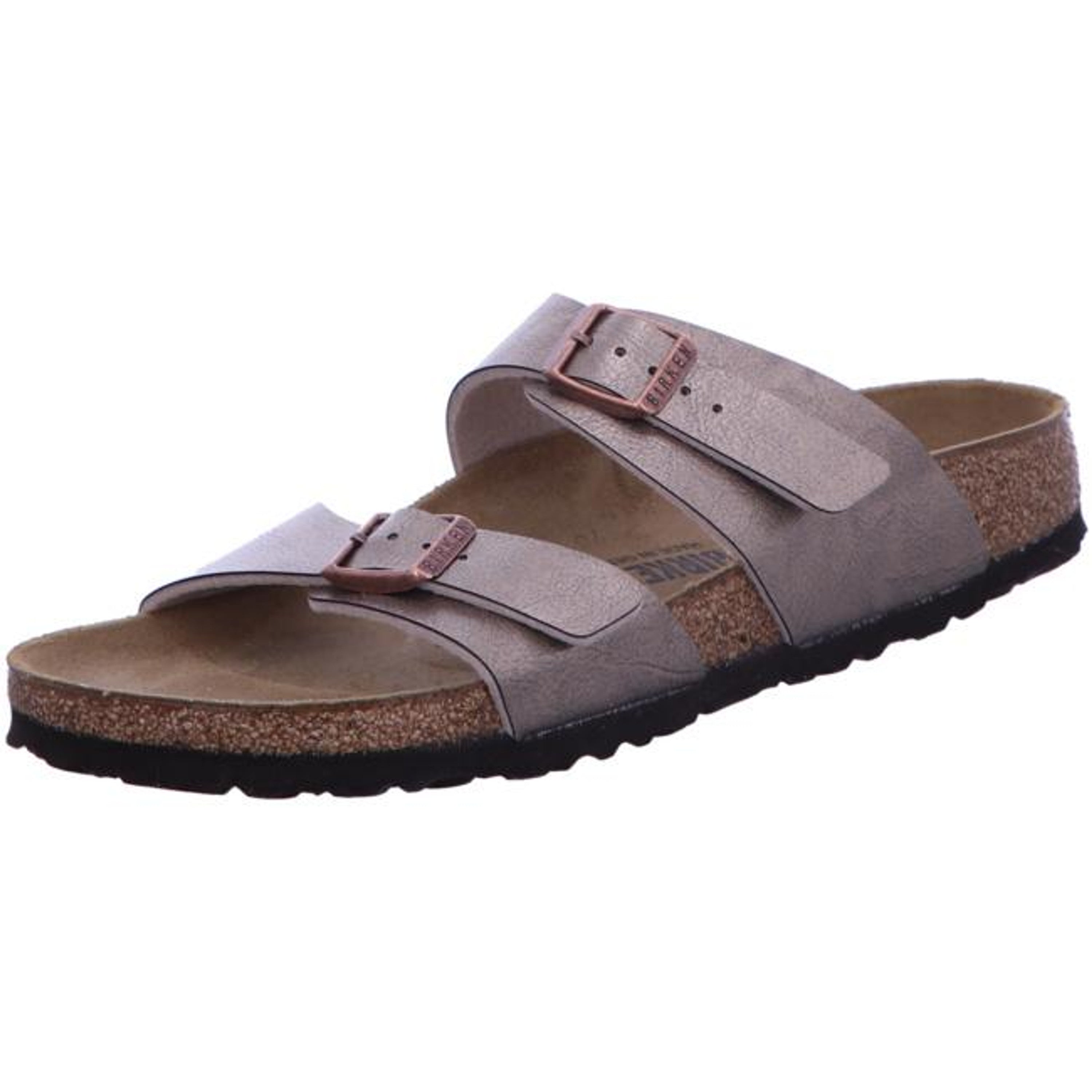 Birkenstock Sydney Graceful Taupe Brown BF Sandals Slides narrow - Bartel-Shop